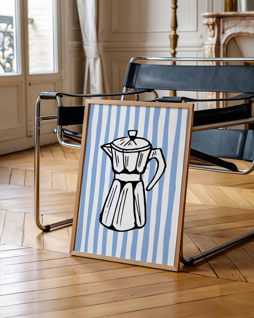 Retro Koffiepot Poster