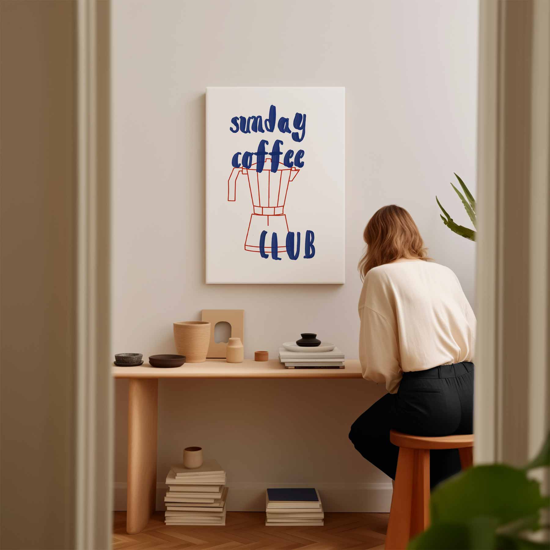 Sunday Coffee Club Poster