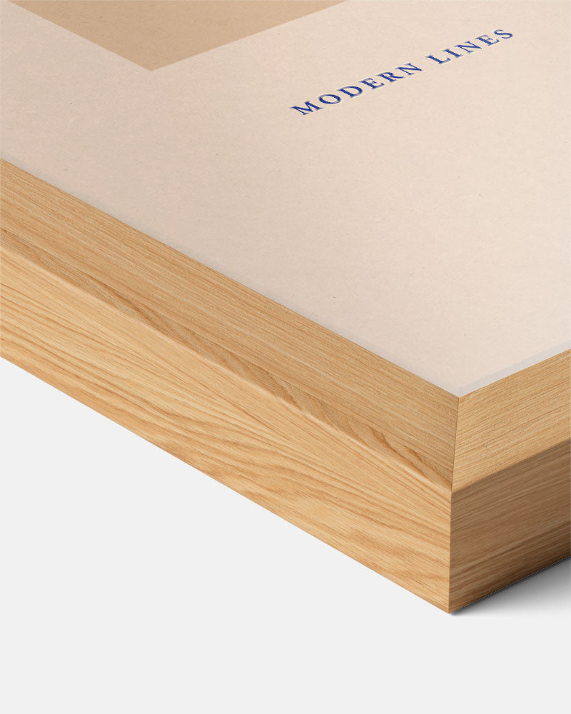 Moderne Peer Lijntekening Poster-WallArtistic