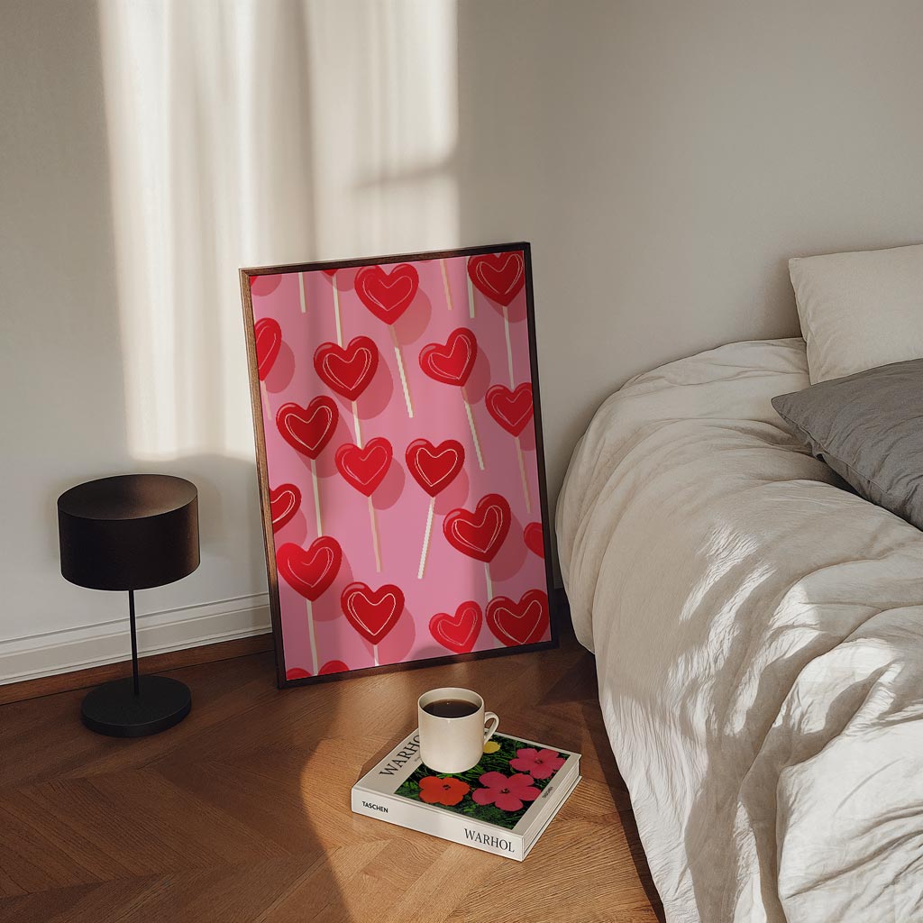 Zoete Hartjes Poster-WallArtistic