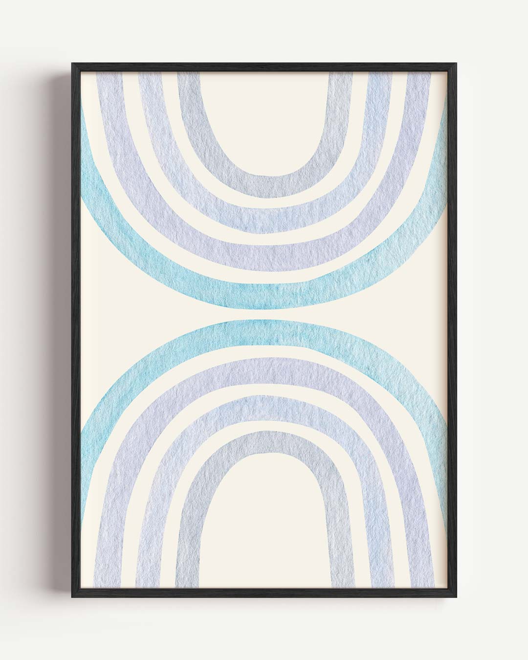 Minimalistische Regenbogen Poster-WallArtistic