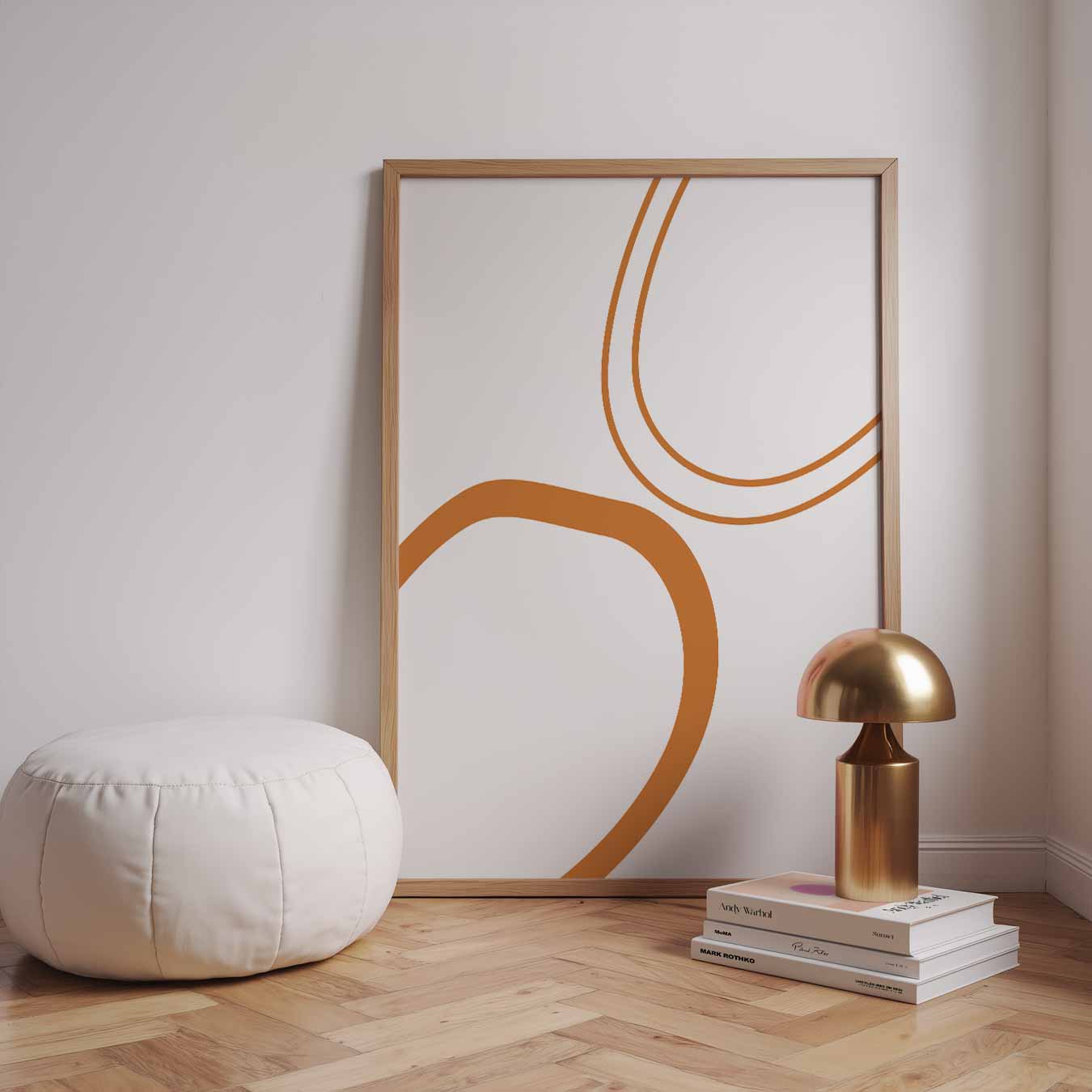 Moderne Abstracte Vormen Poster