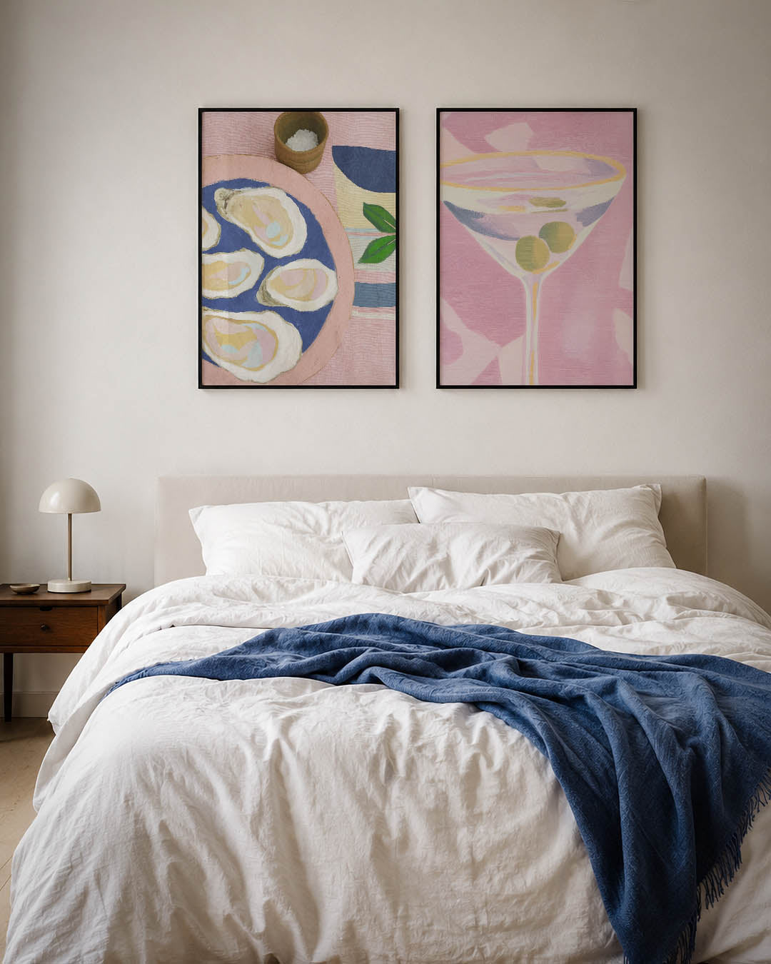 Kleurrijke tafelscène Posterset