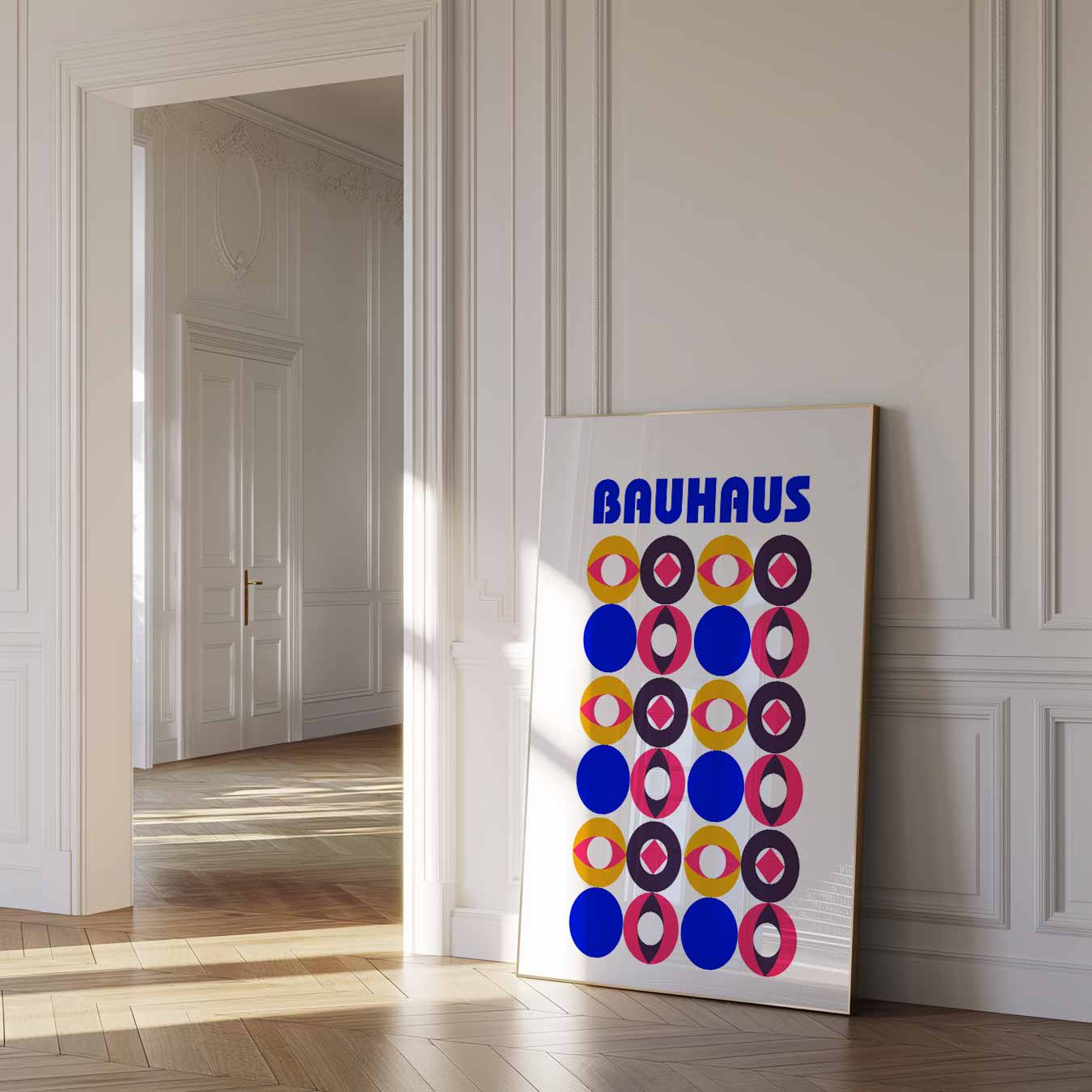 Bauhaus Geometrische Kunstposter