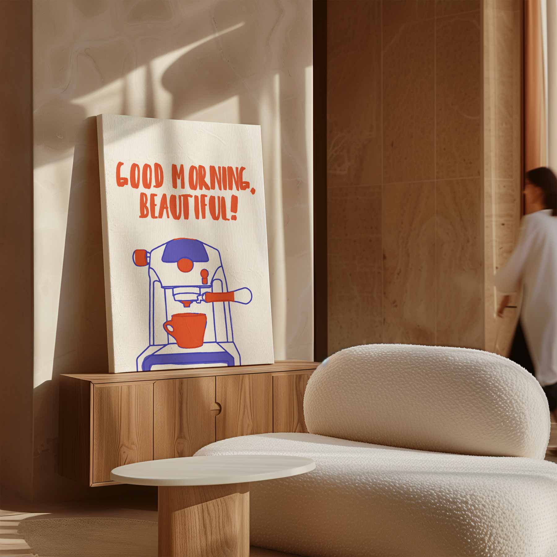 Goede Morgen, Mooi Mens! Poster