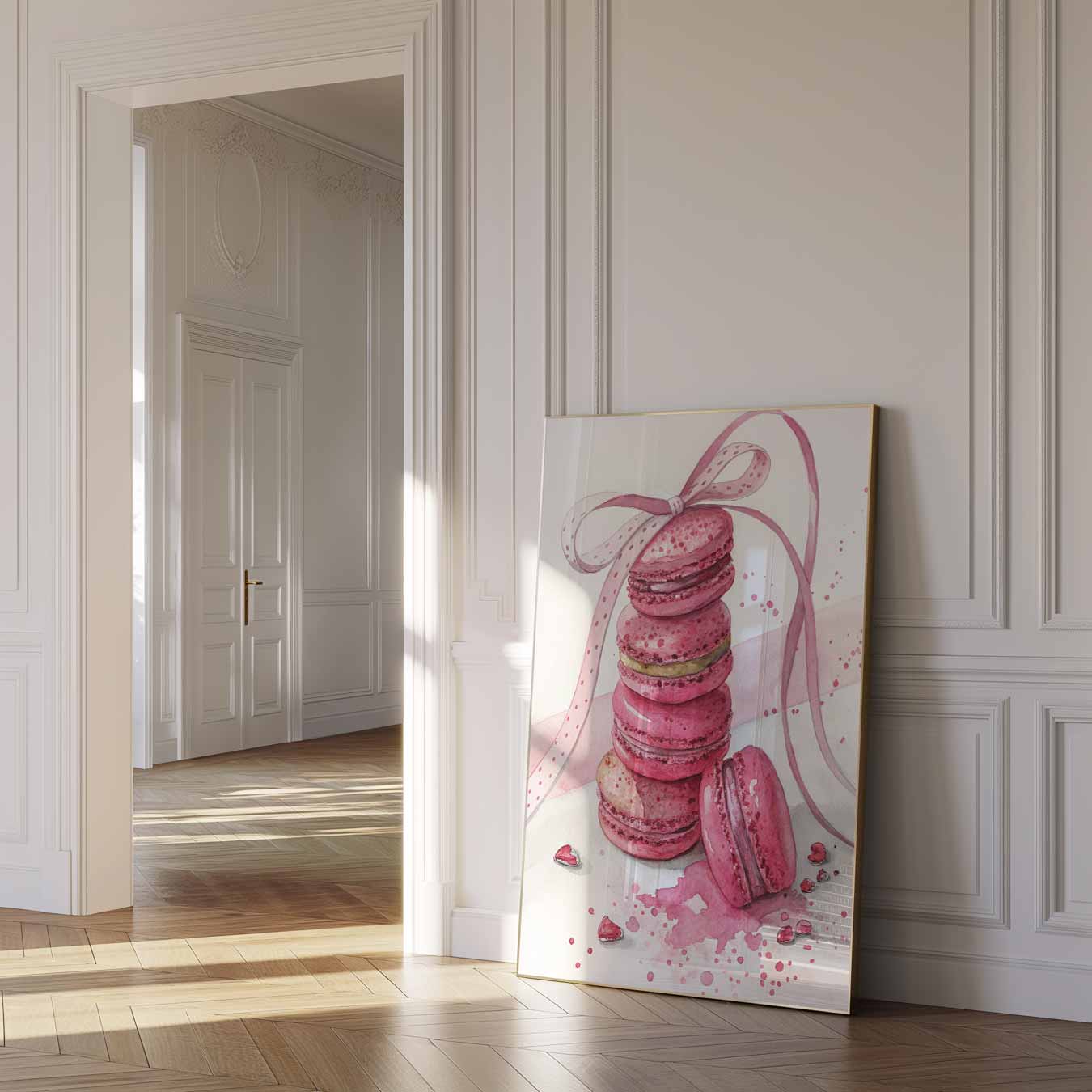 Zoete Macaron Droom Poster
