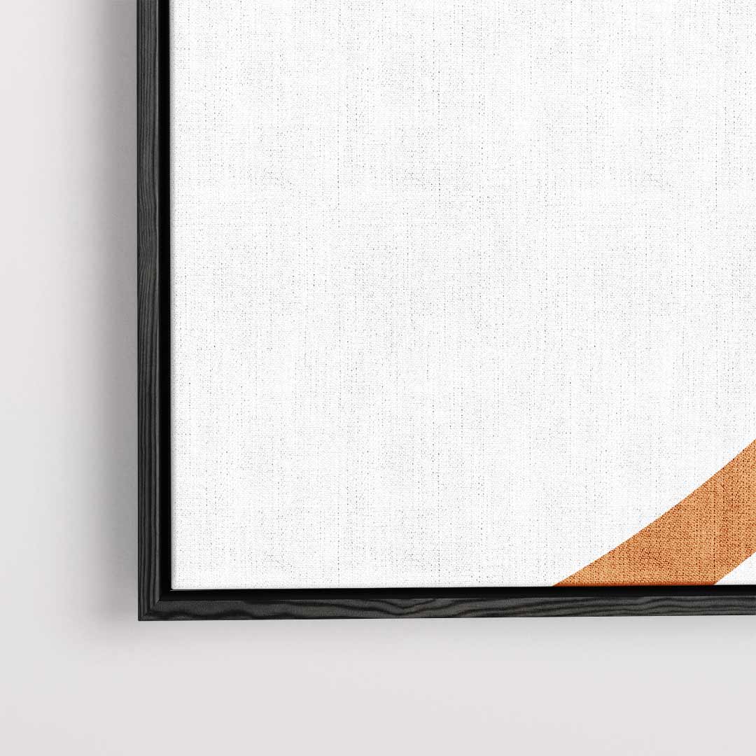 Organische Oranjeronde Vormen Kunstwerk-canvas-dibond-plexiglas-wanddecoratie-WallArtistic