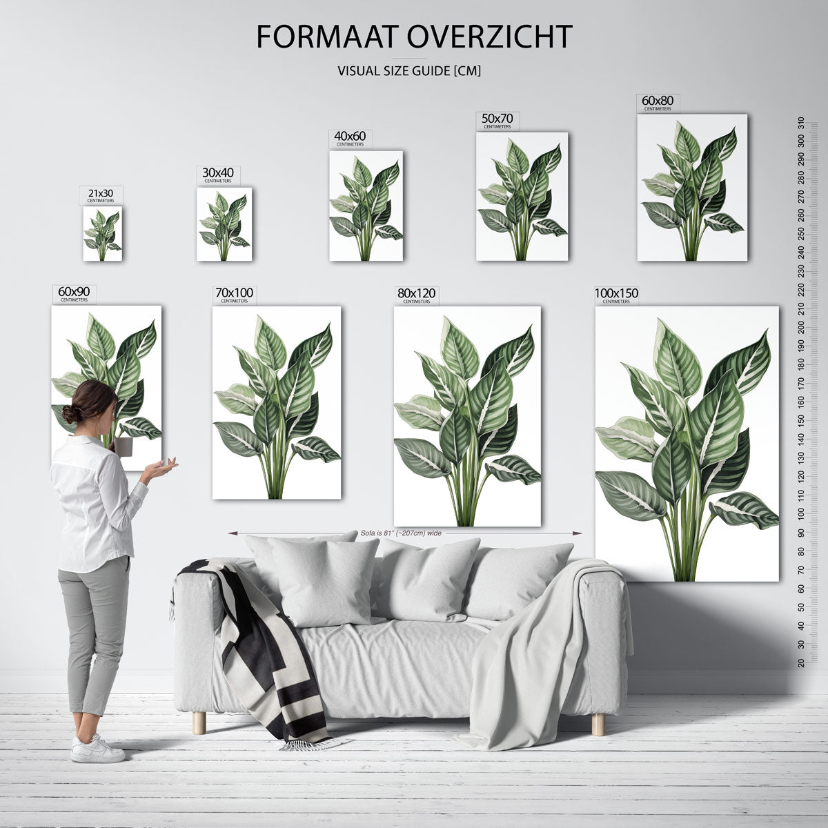 Groene bladeren Poster