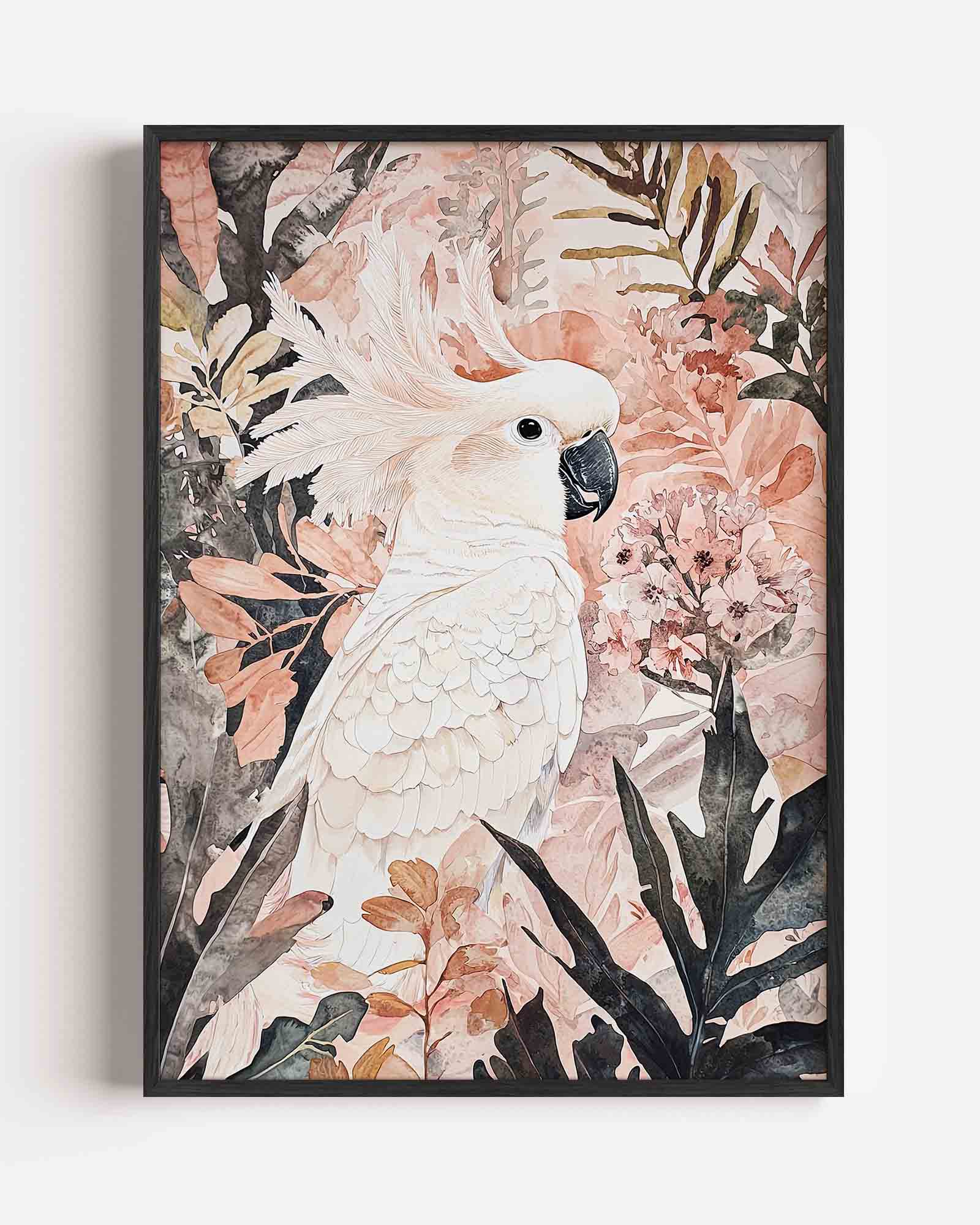 Witte kaketoe Poster