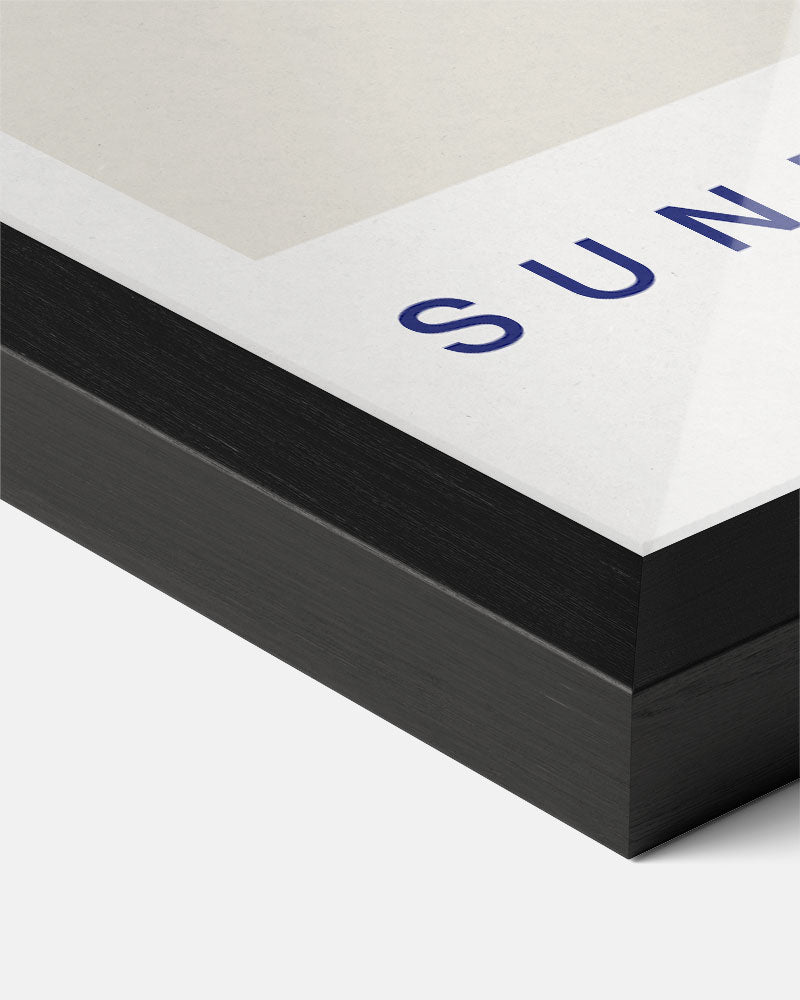 Elegante Bloementekening Poster-WallArtistic