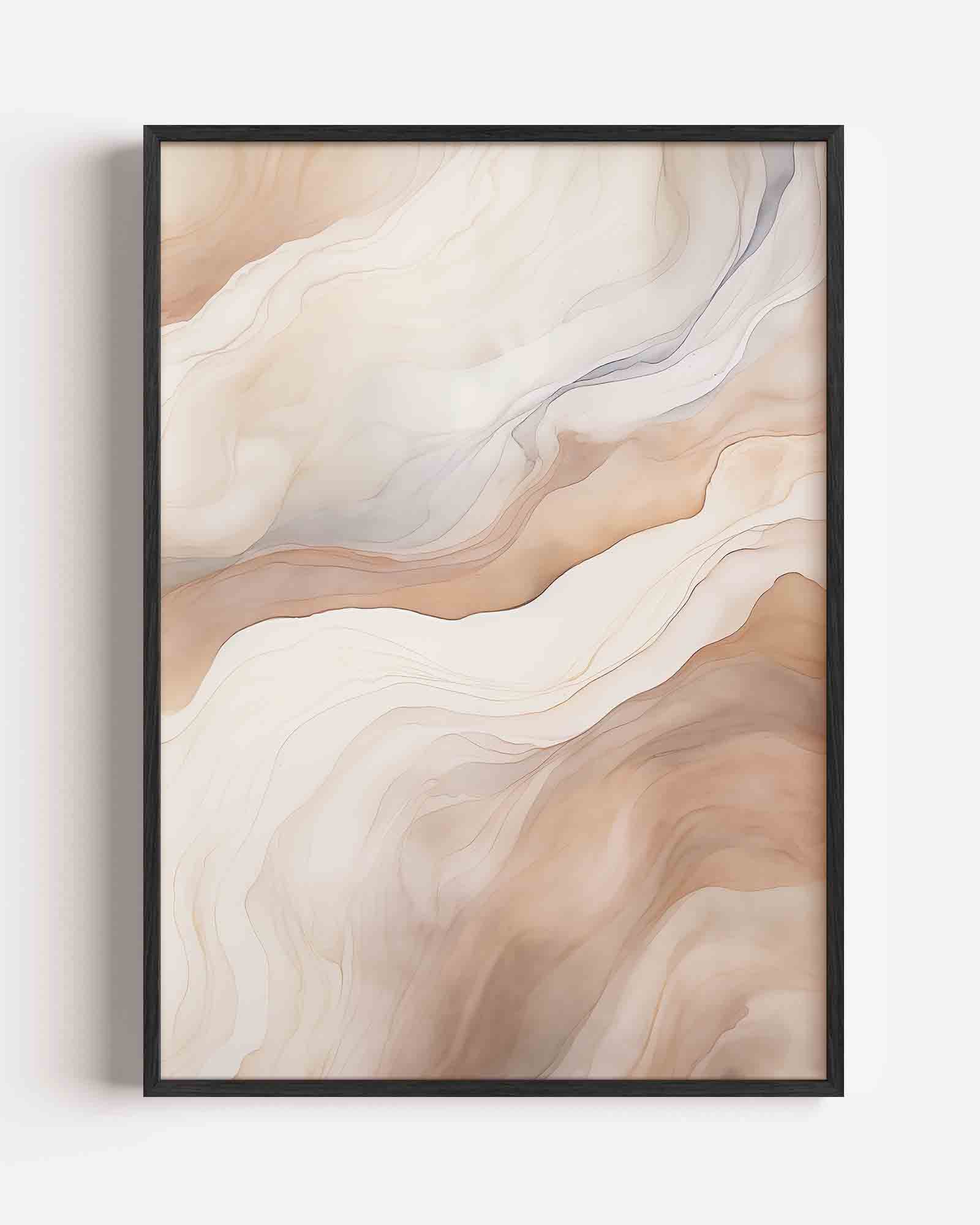 Golvende lijnen Poster