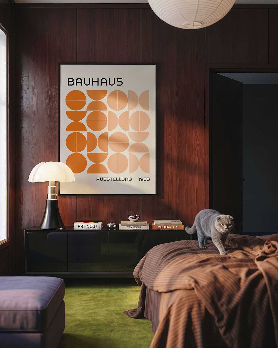 Vormritme en kleur Poster