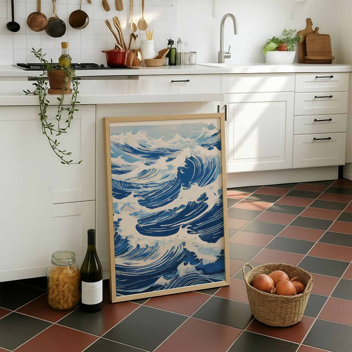 Betoverende Oceaangolven Poster-WallArtistic