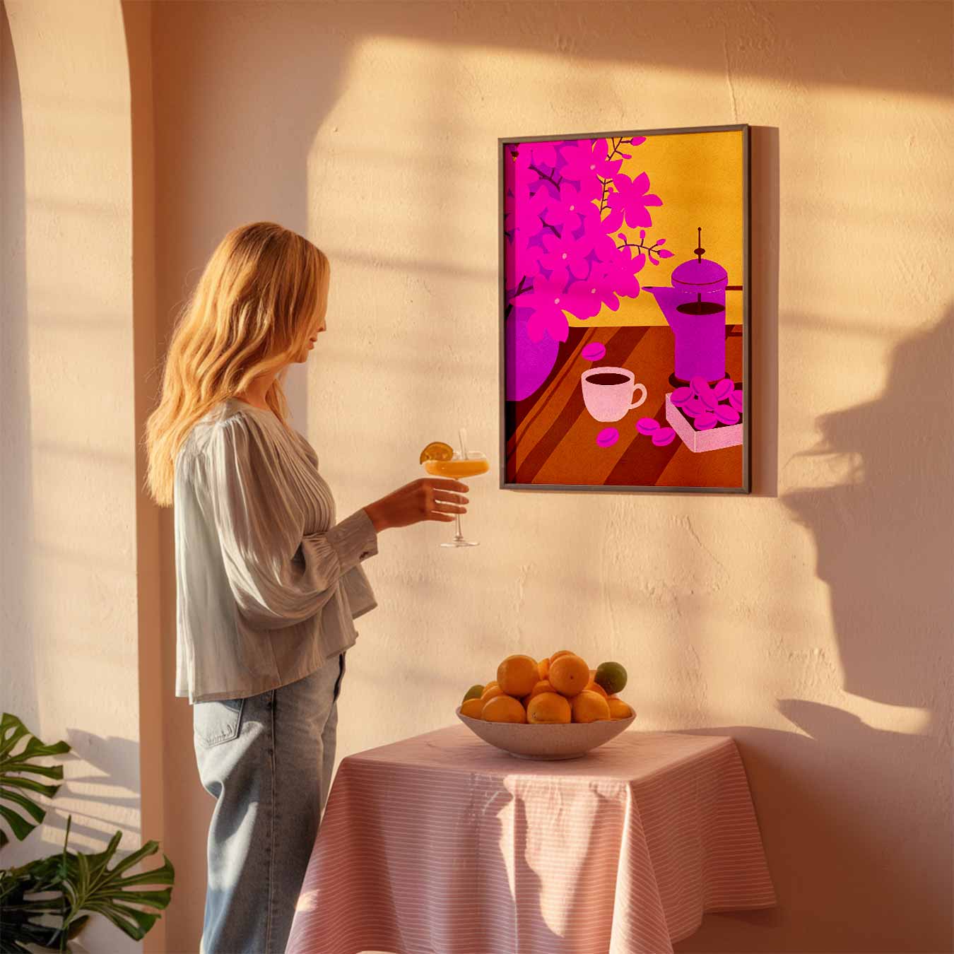 Kleurrijke Koffie Verrukking Poster