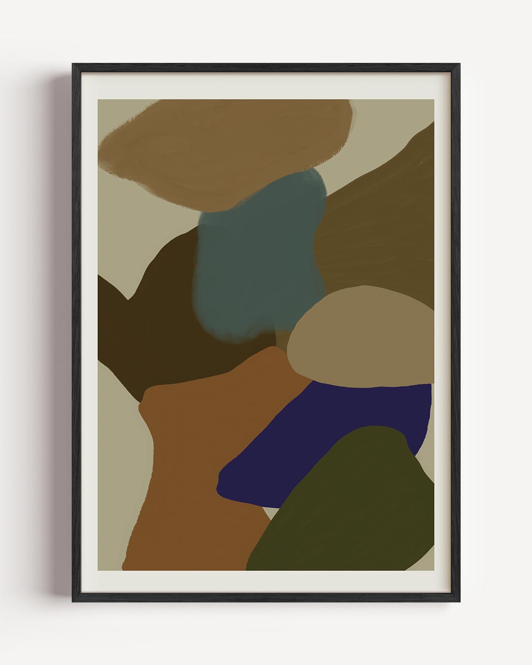 Abstracte Natuurlijke Vorm Poster-WallArtistic