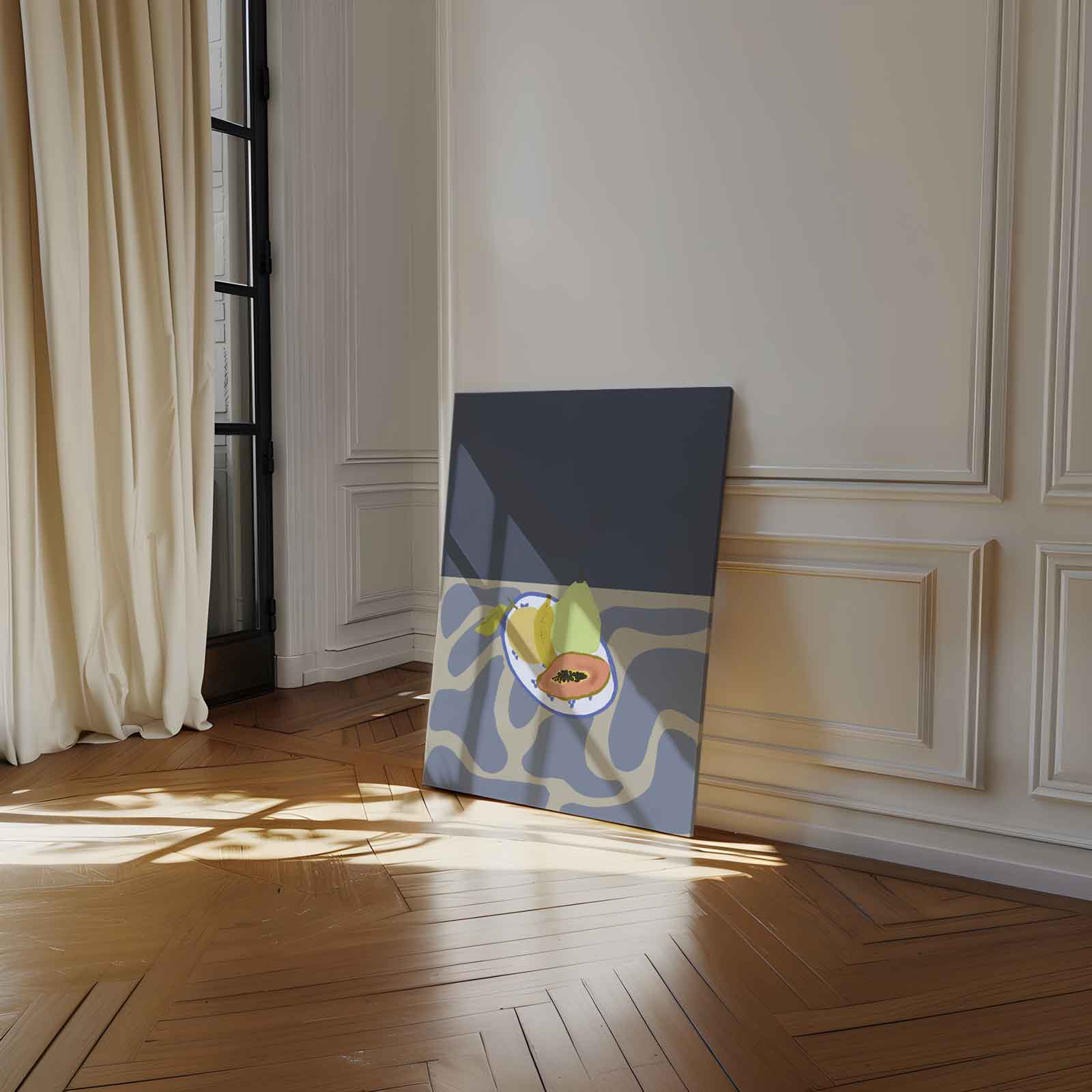 Tropische Vruchtenpracht Kunstwerk-canvas-dibond-plexiglas-wanddecoratie-WallArtistic