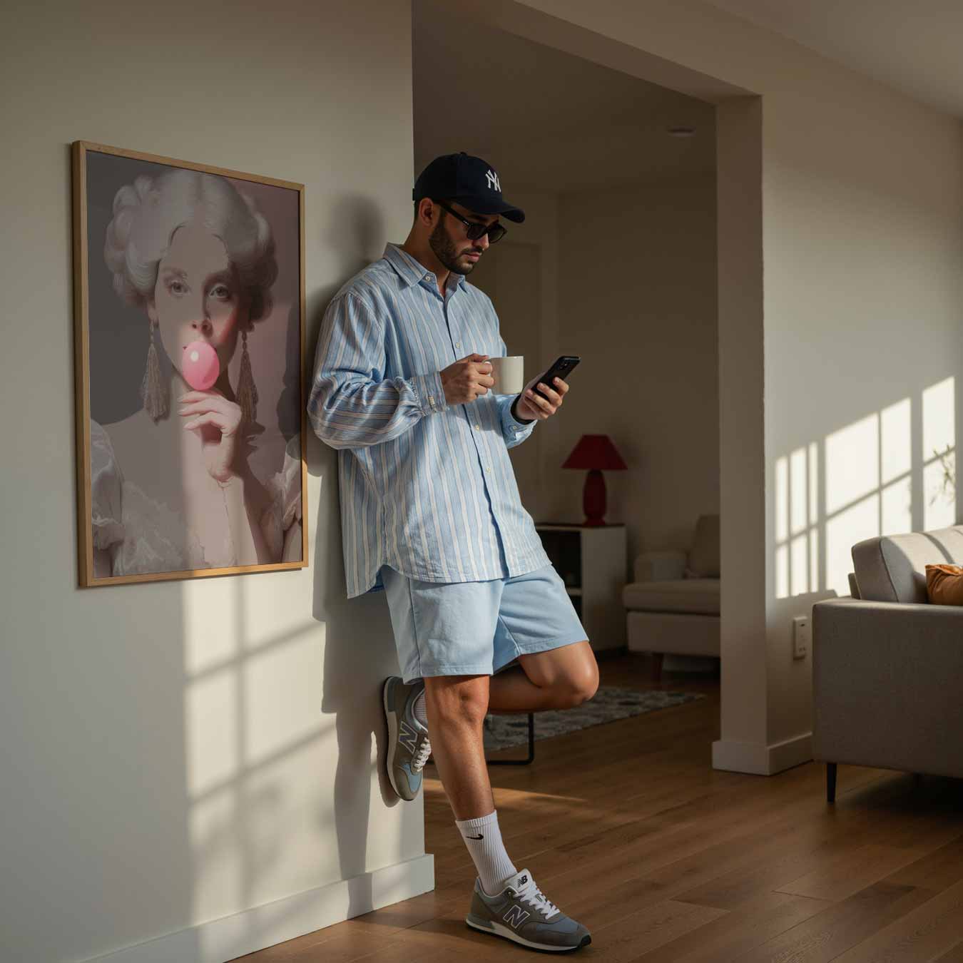 Moderne Elegantie Kunstposter-WallArtistic