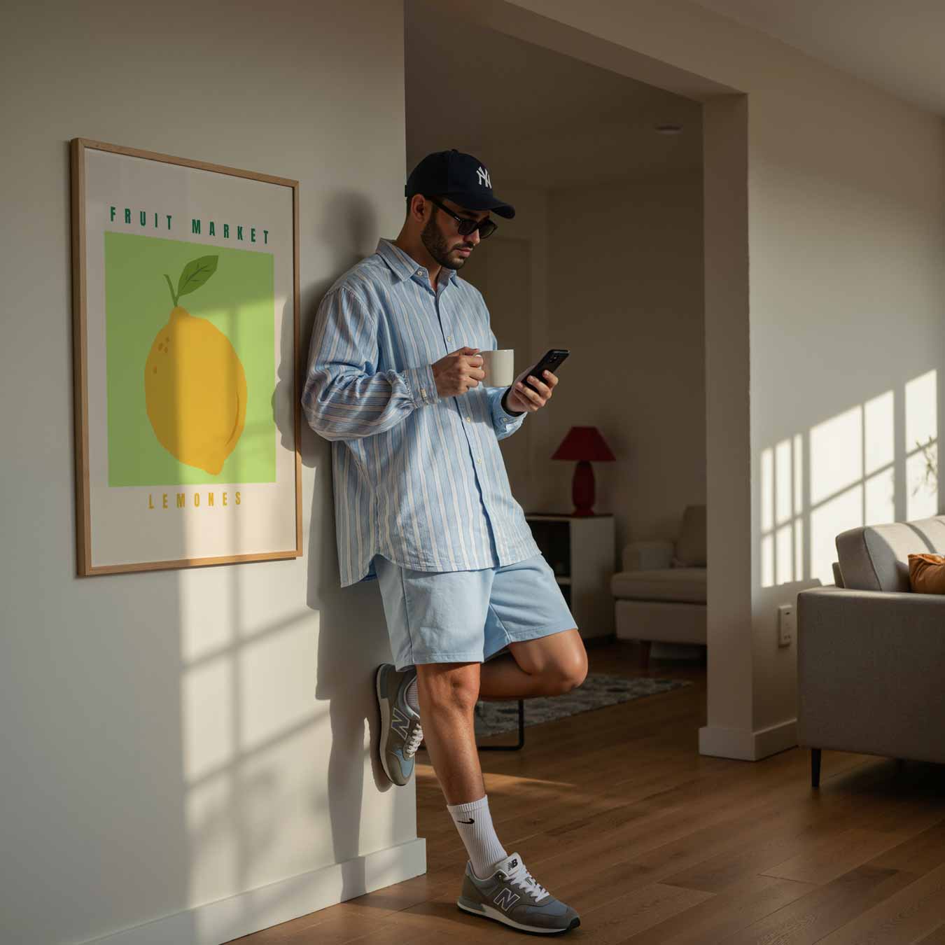 Zomerse Citroen Poster-WallArtistic