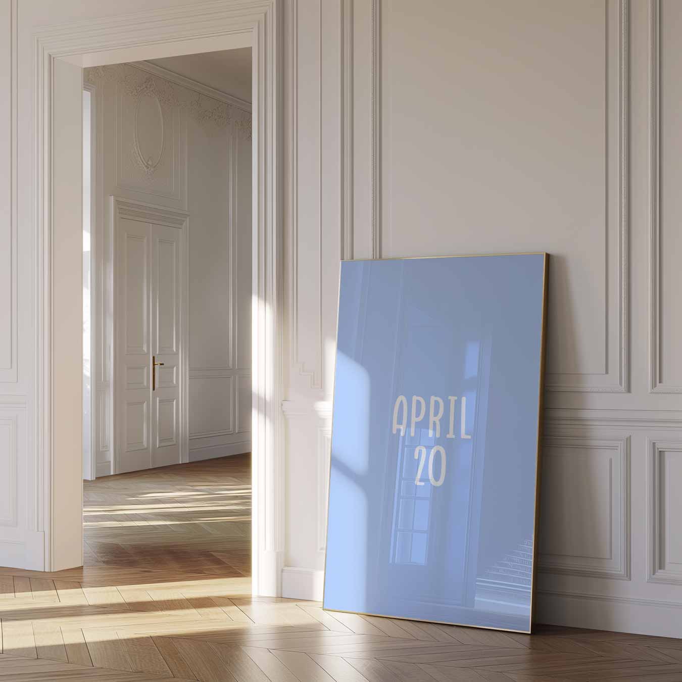 Zachte April Inspiratieposter