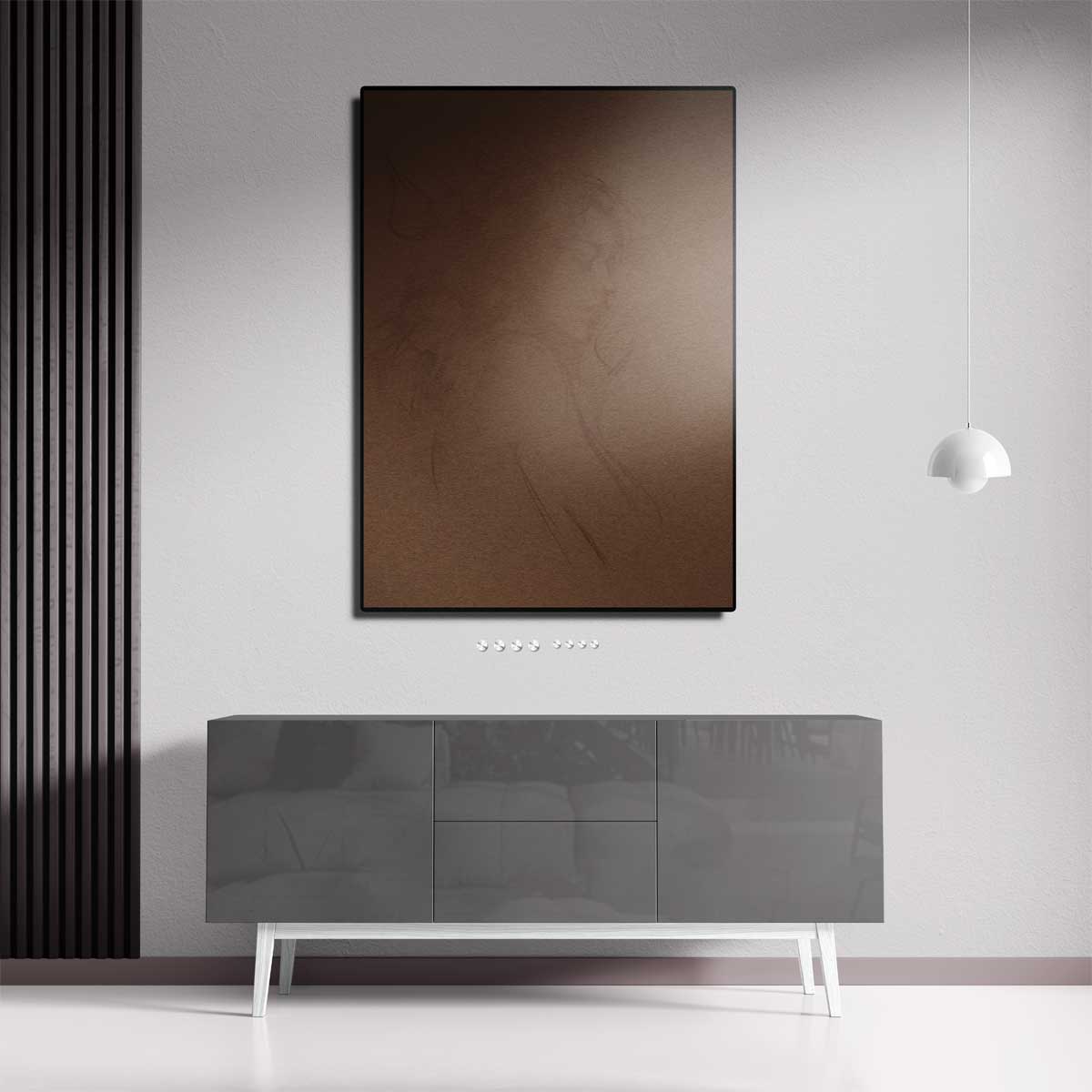 Dromerige Zachte Schets Kunstwerk-canvas-dibond-plexiglas-wanddecoratie-WallArtistic