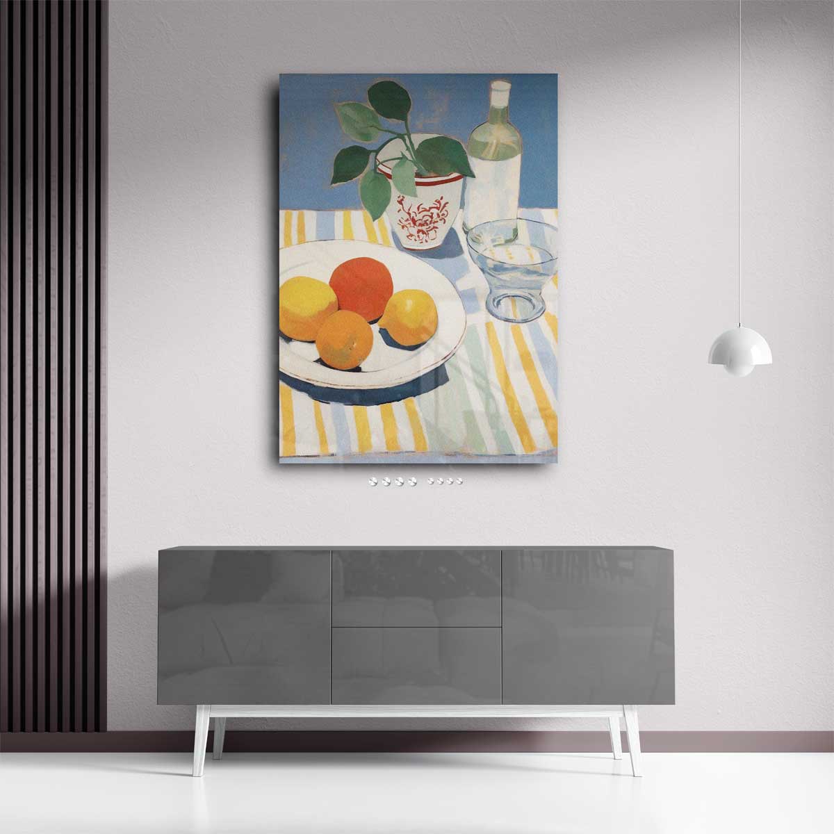 Verfrissende Zomertafel Kunstwerk-canvas-dibond-plexiglas-wanddecoratie-WallArtistic