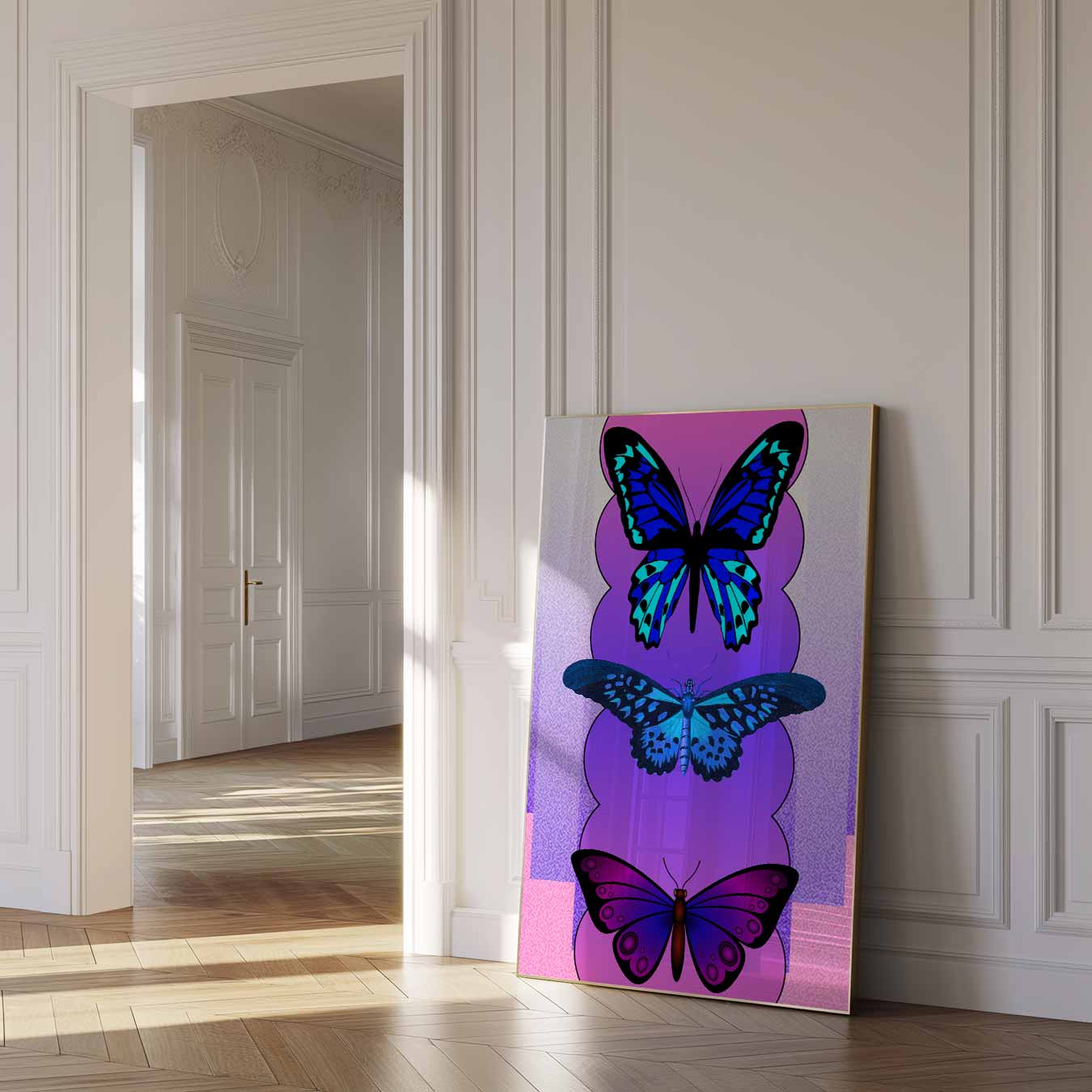 Vlinders in Kleur Poster