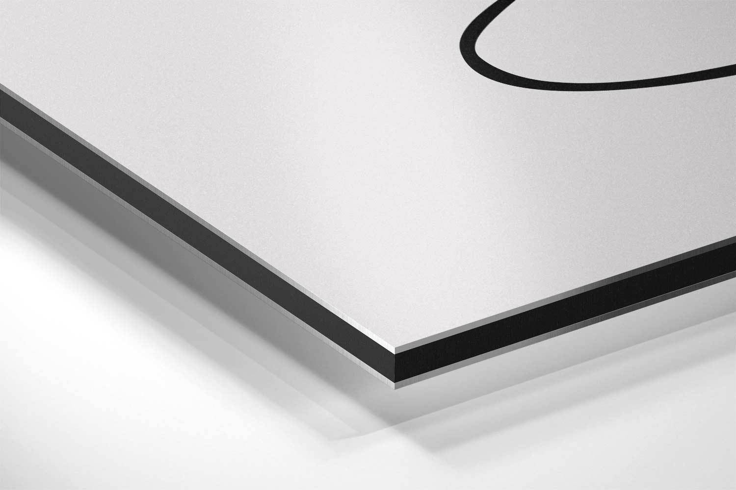 Simpele Martini Illustratie Kunstwerk-canvas-dibond-plexiglas-wanddecoratie-WallArtistic