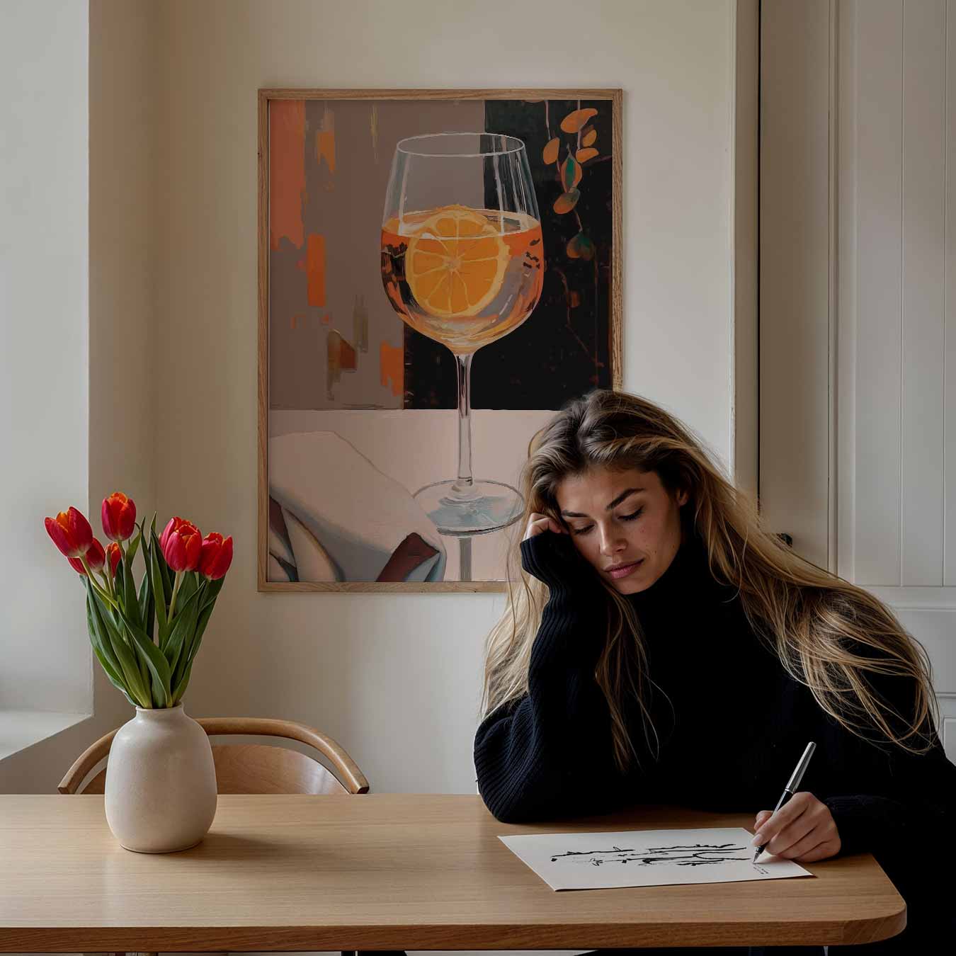 Zonnige Citrus Sfeer Poster