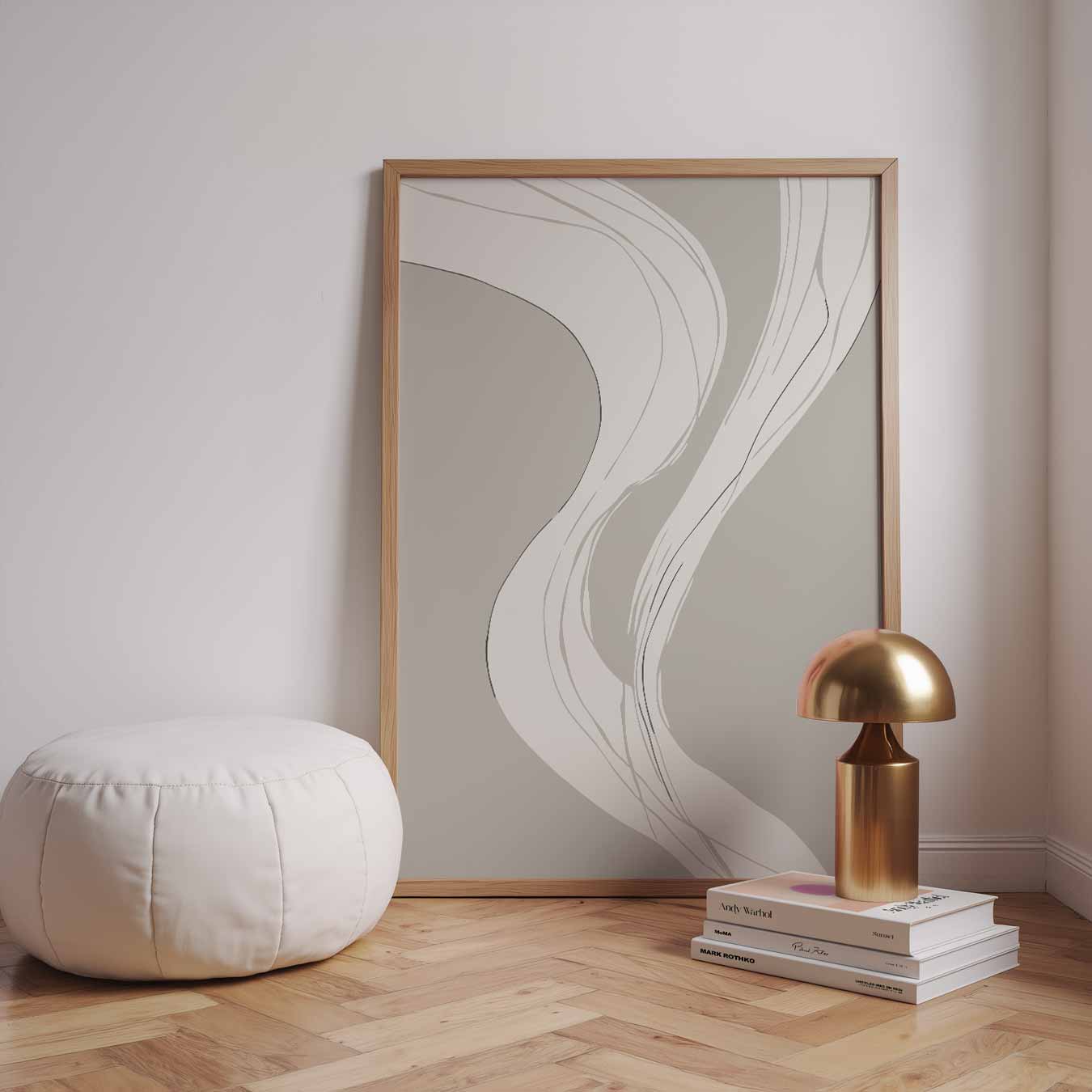 Sierlijke Abstracte Kunstposter