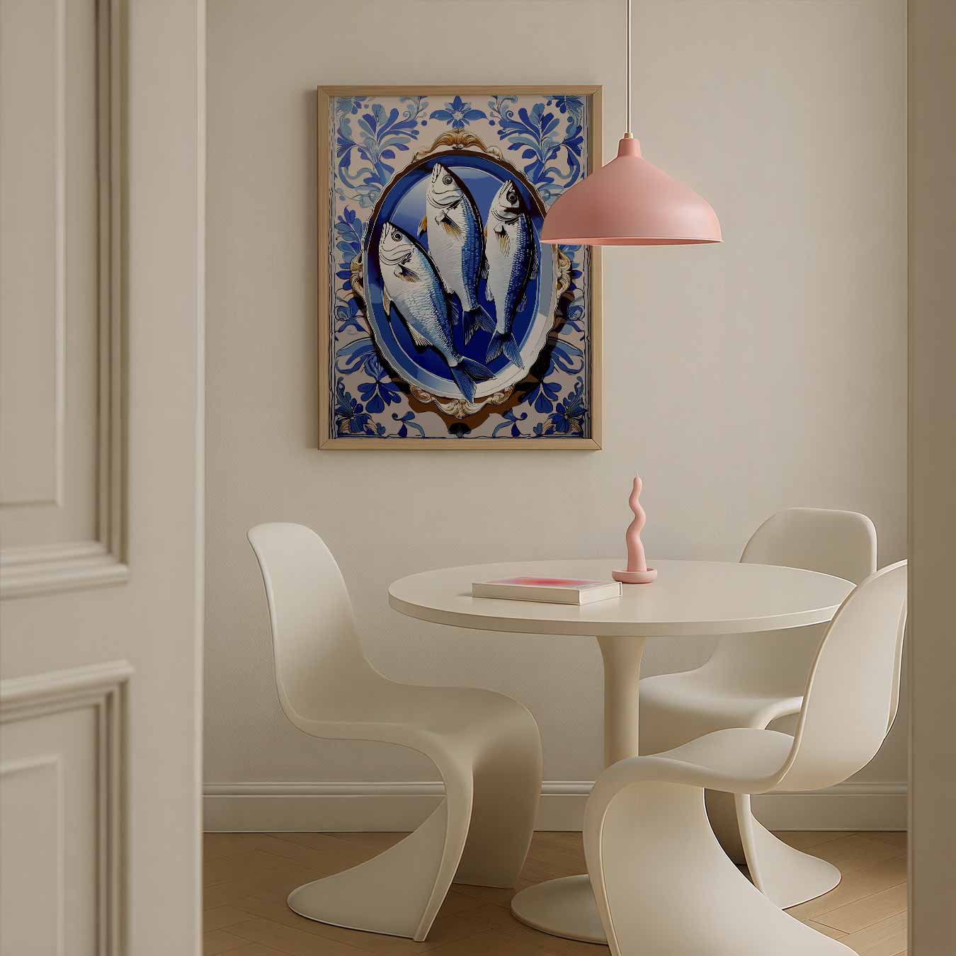 Klassieke Visservant Poster