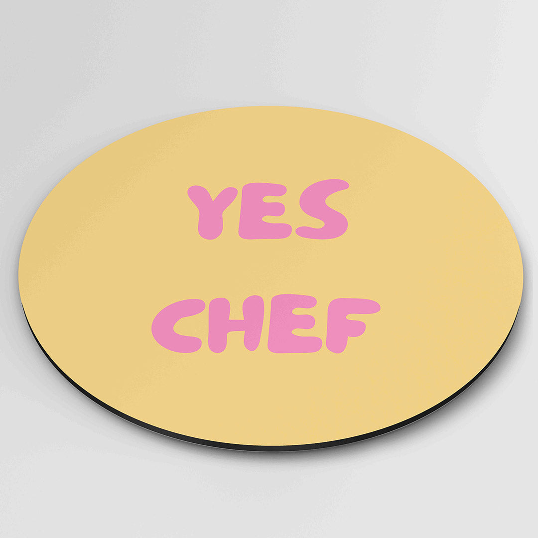 Yes chef Muurcirkel