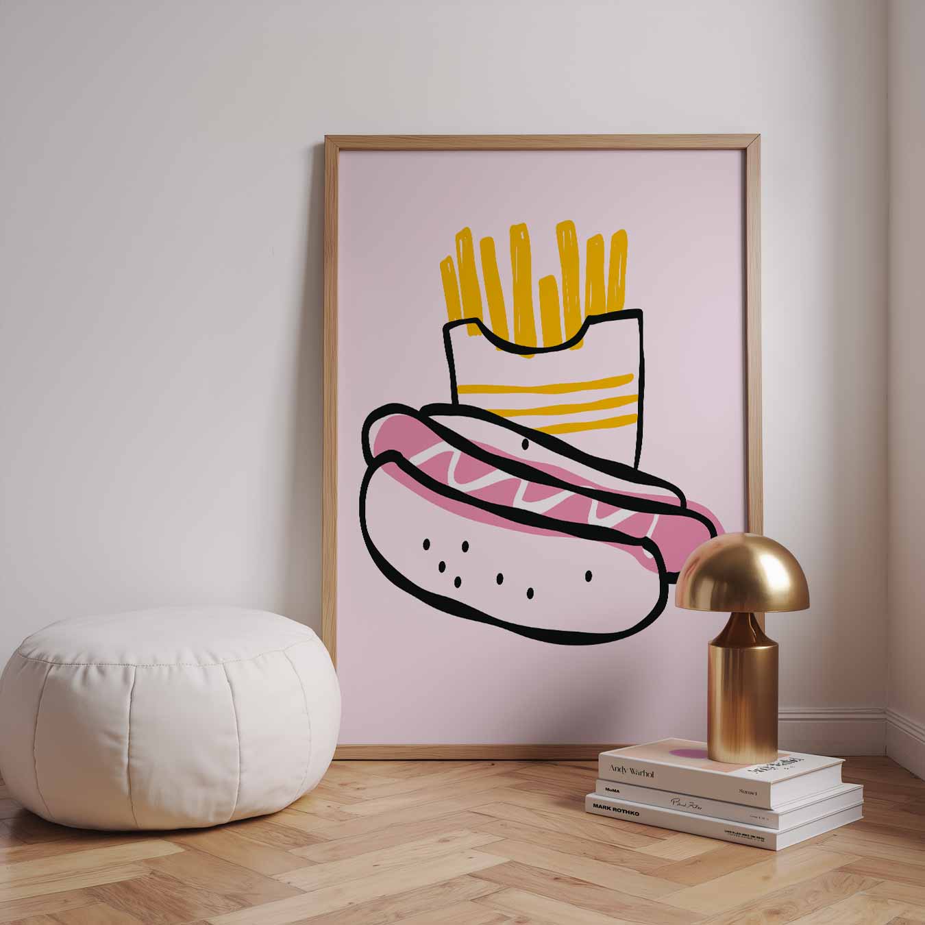 Speelse Fastfood Poster