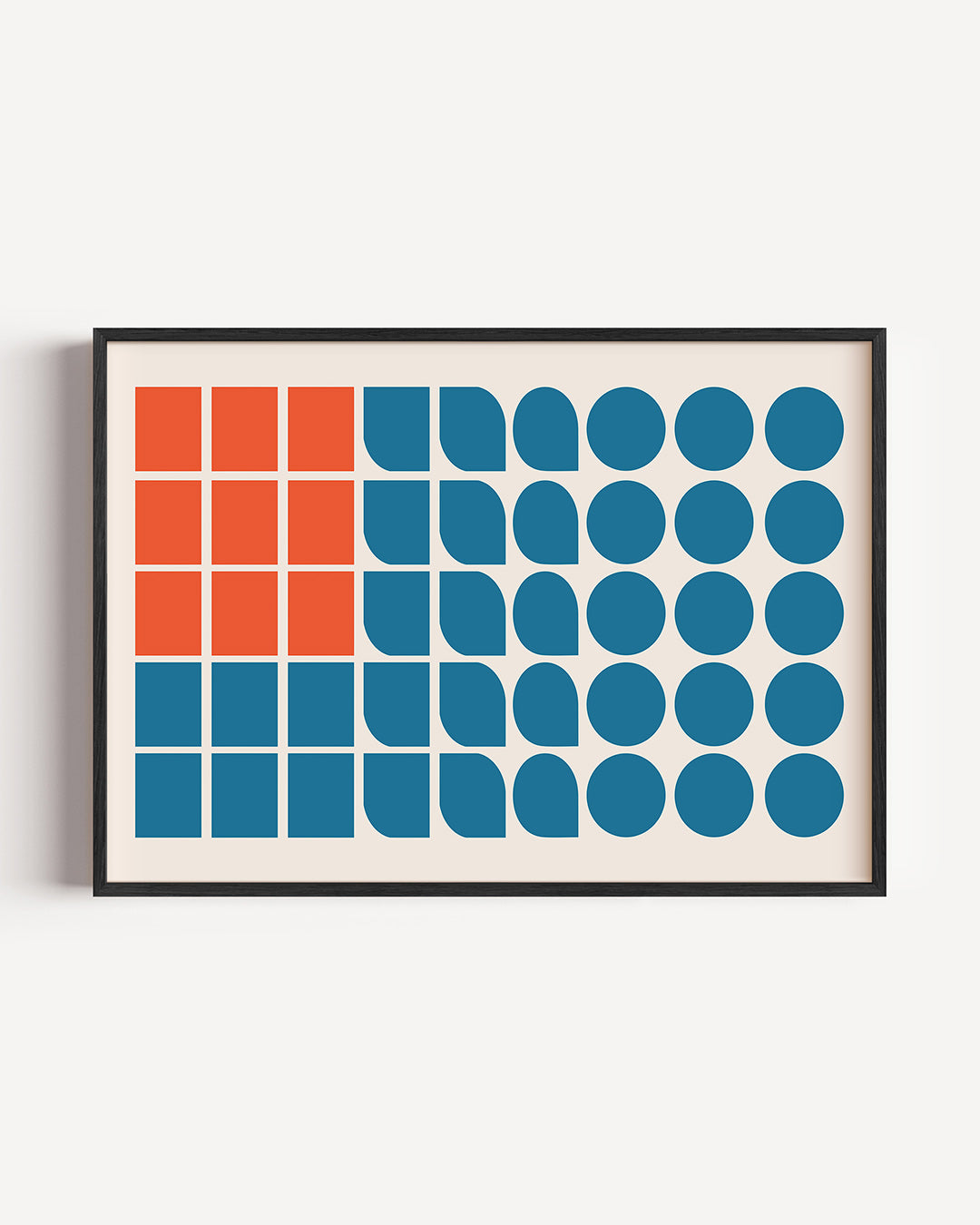 Vormritme en kleur Poster