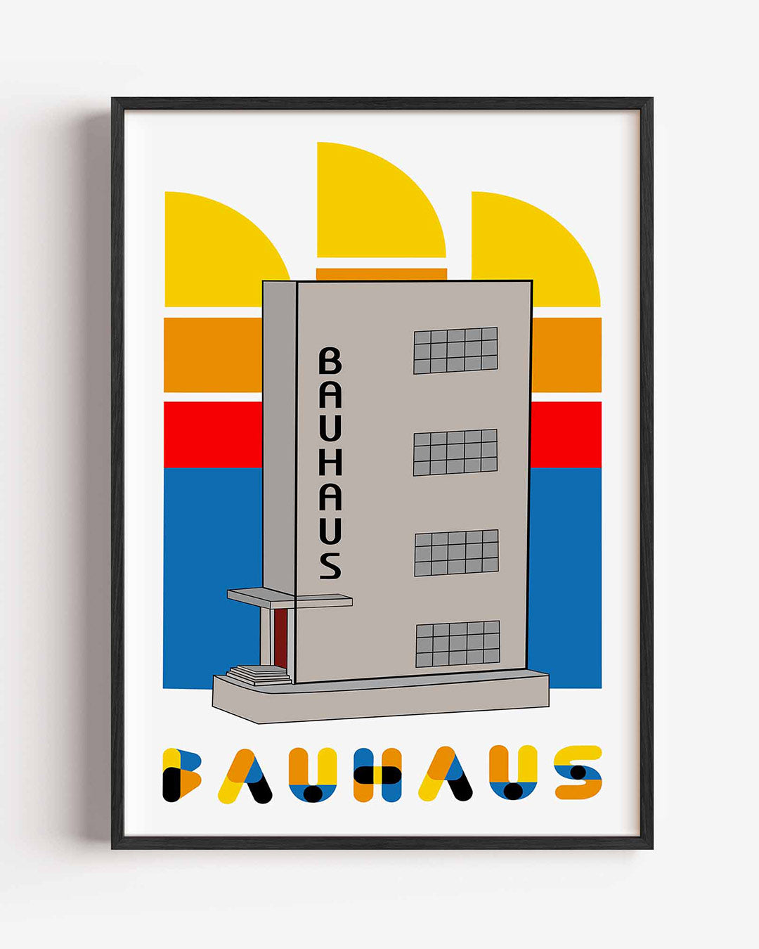 Vormen en kleurvlakken Poster
