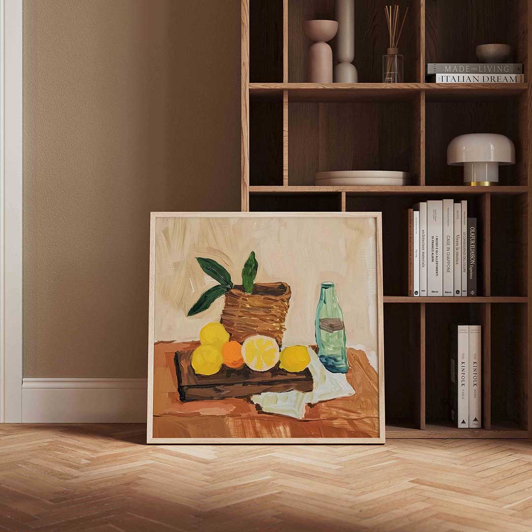 Fruit en fles Poster
