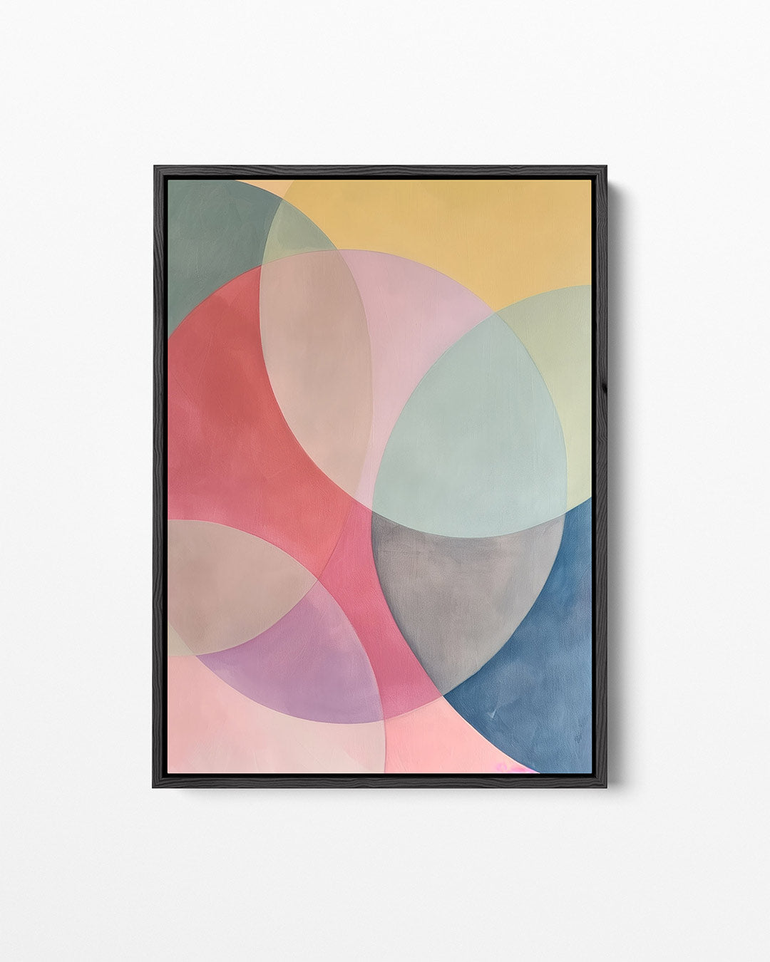 Kleurrijke cirkelpatronen Kunstwerk