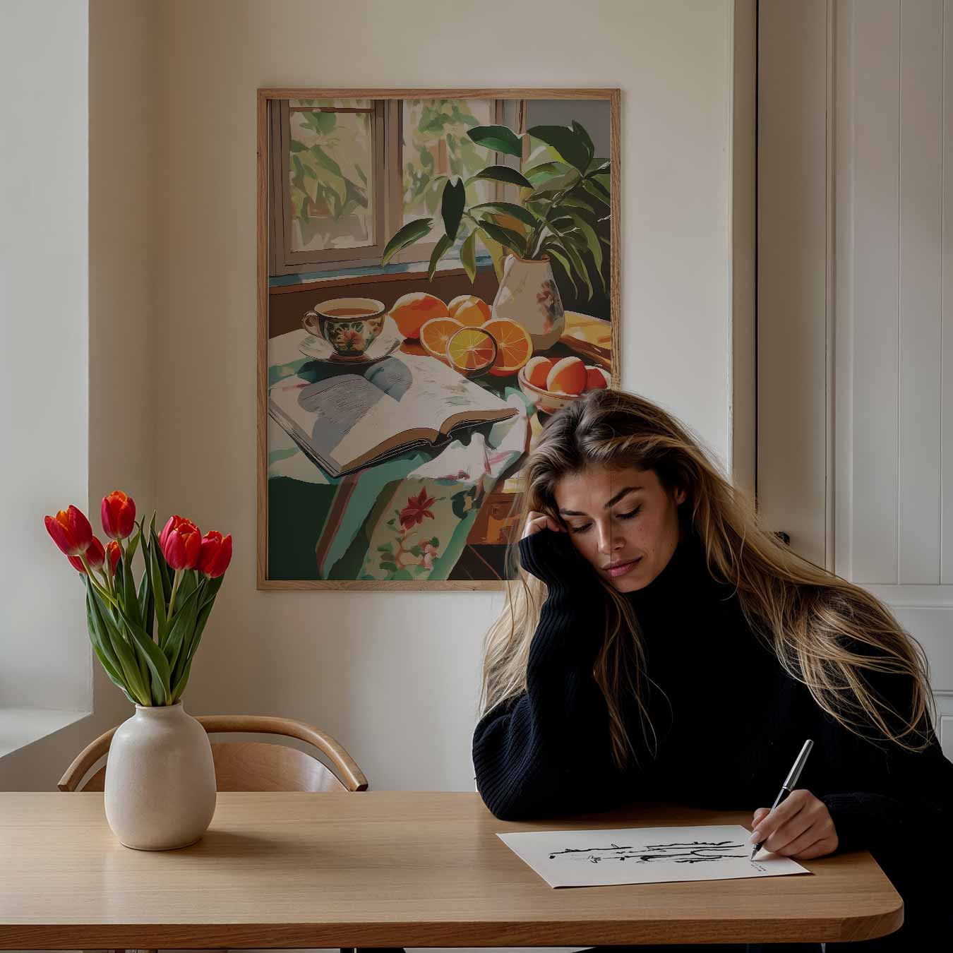 Zonnige Ochtenden Poster-WallArtistic