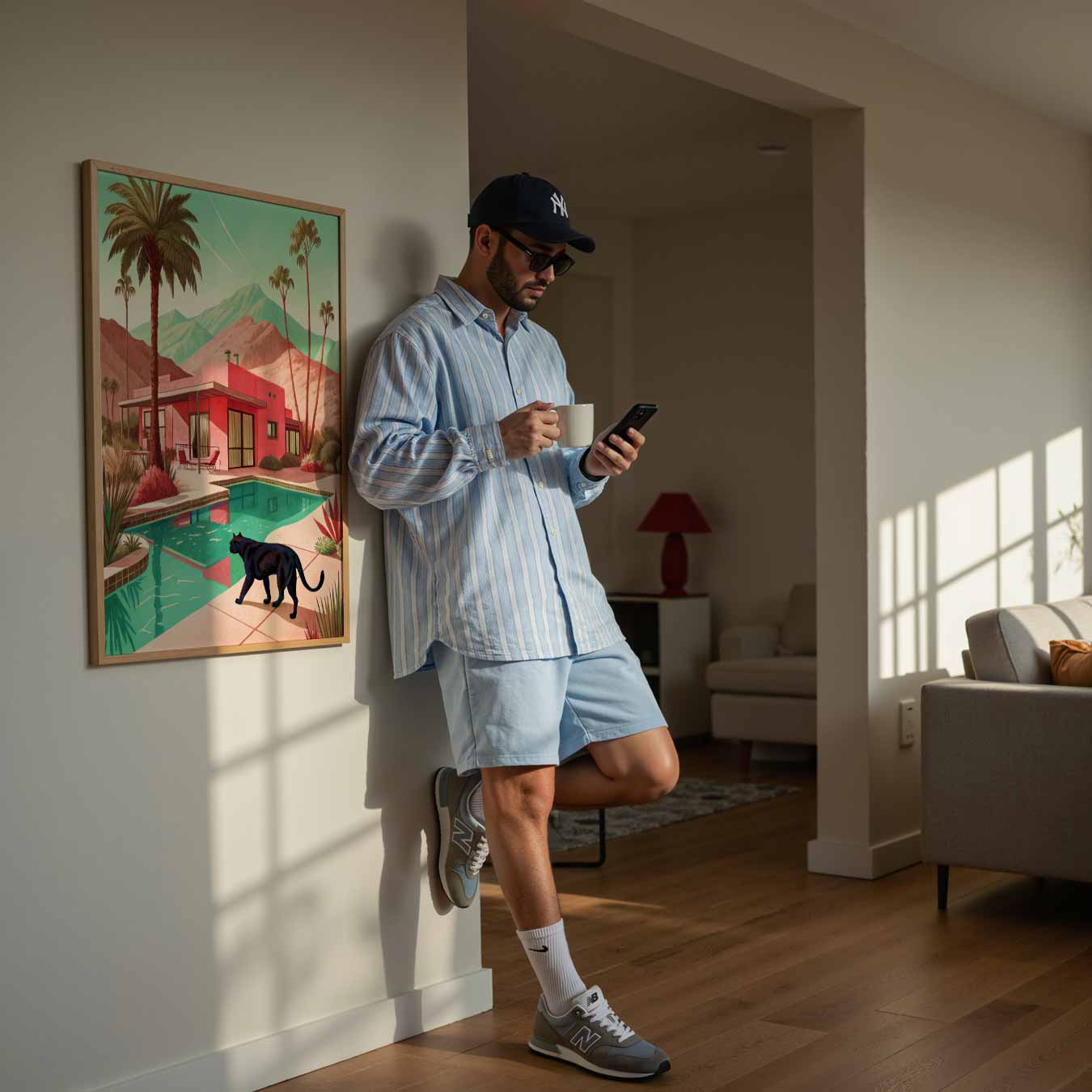 Retro Palm Springs Poster-WallArtistic