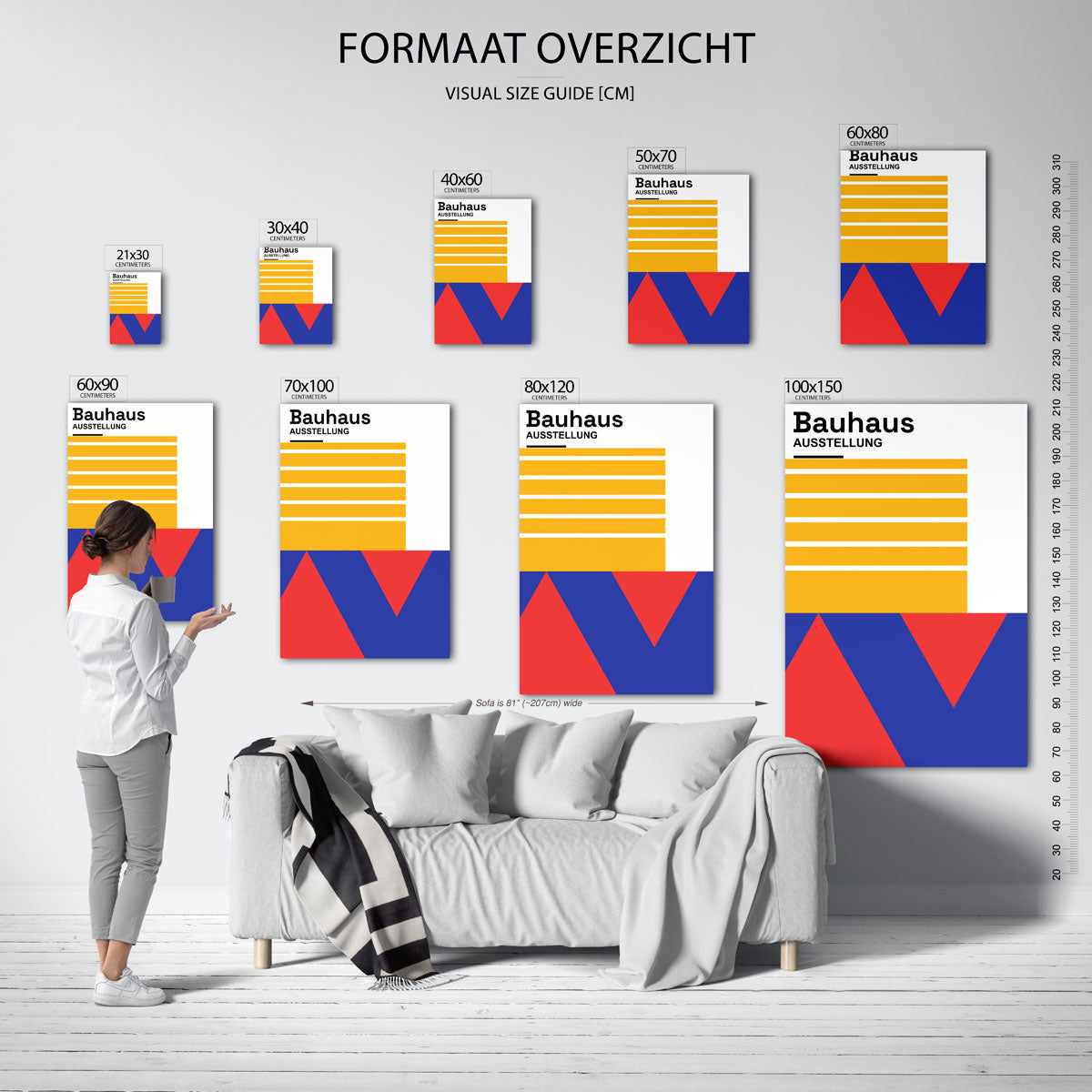 Vormen en vlakken Poster