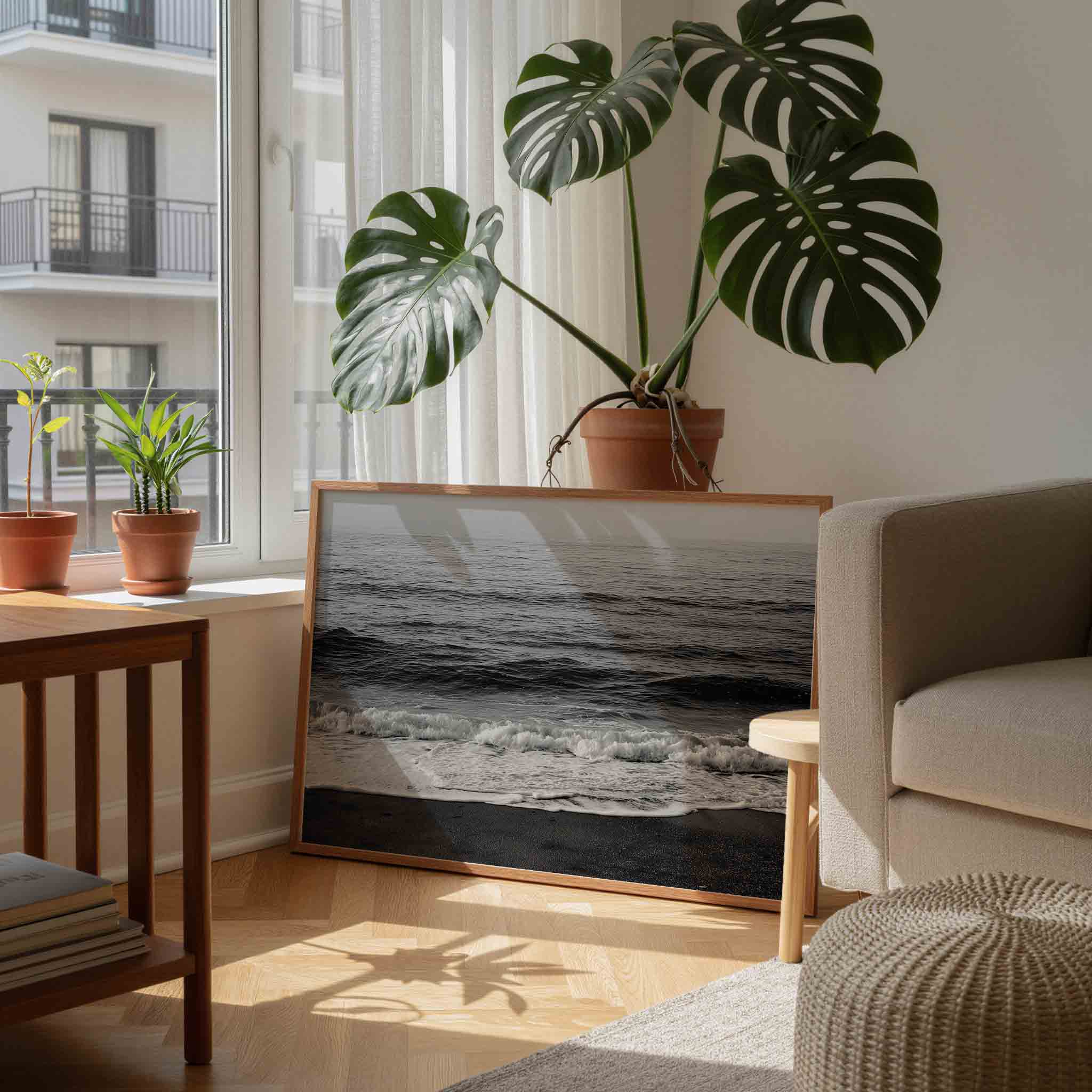 Golven aan de kust Poster