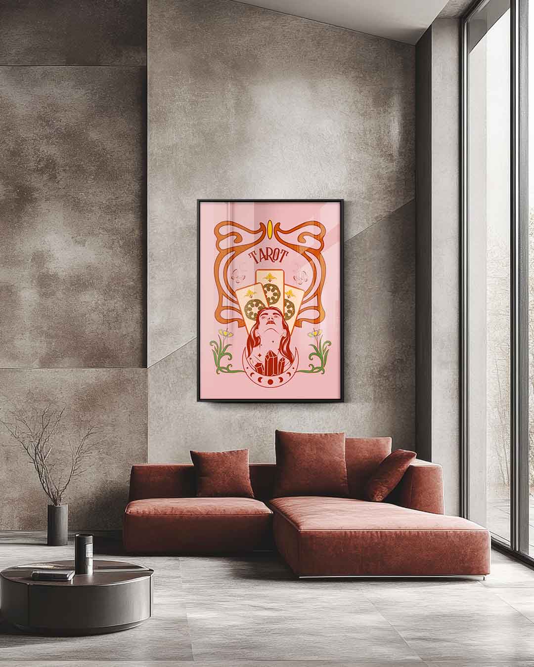 Mystiek Tarot Kunstwerk Kunstwerk-canvas-dibond-plexiglas-wanddecoratie-WallArtistic