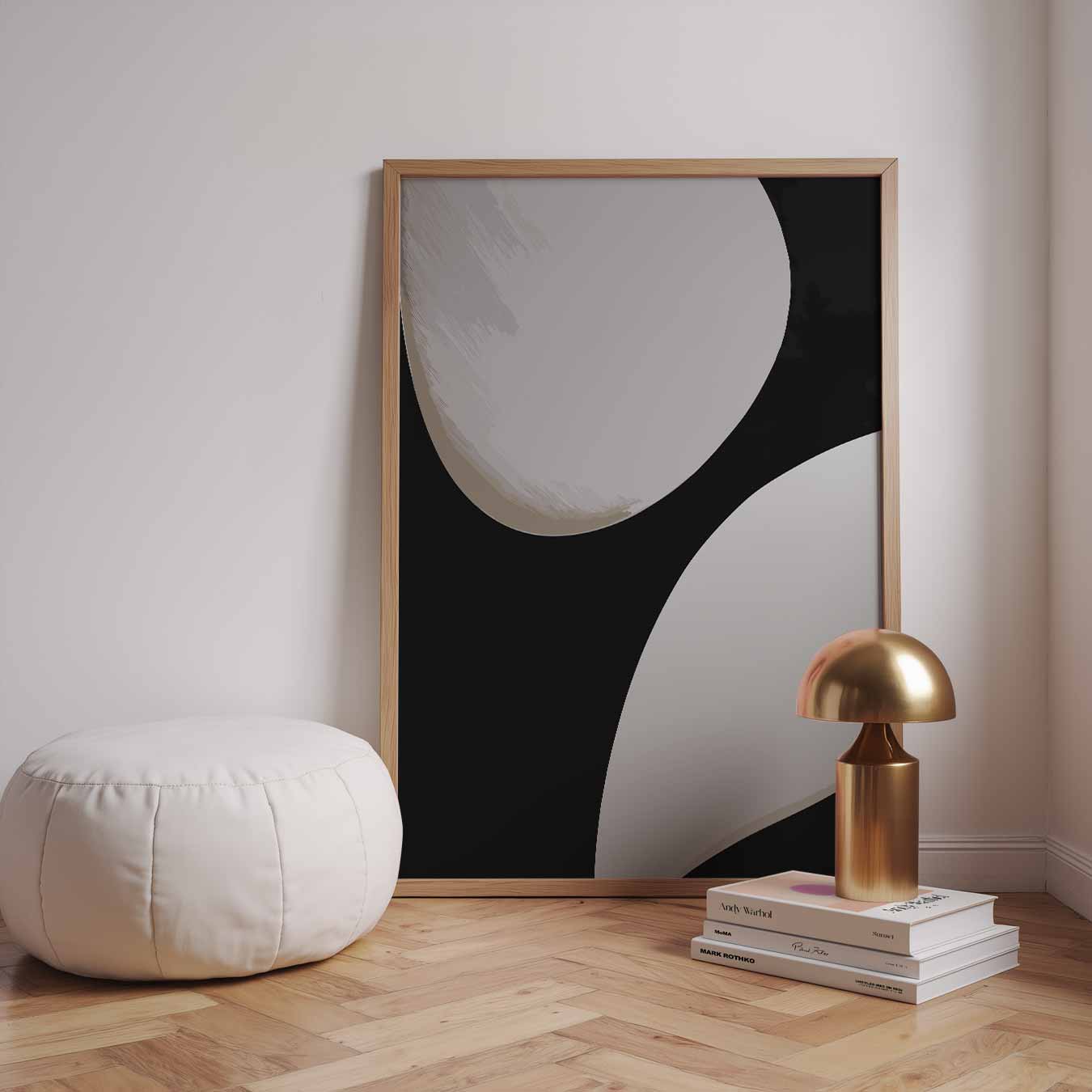 Stijlvolle Abstracte Vormen Poster