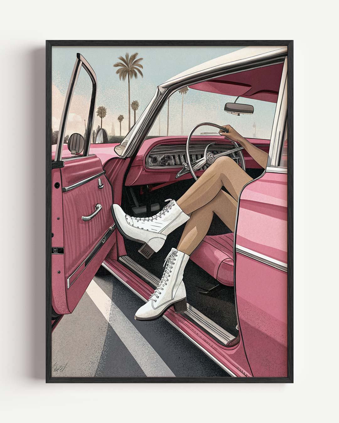 Vintage Roadtrip Vibes Poster-WallArtistic