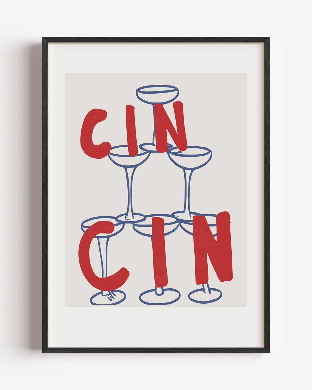 Cin Cin Stijlvolle Poster-WallArtistic
