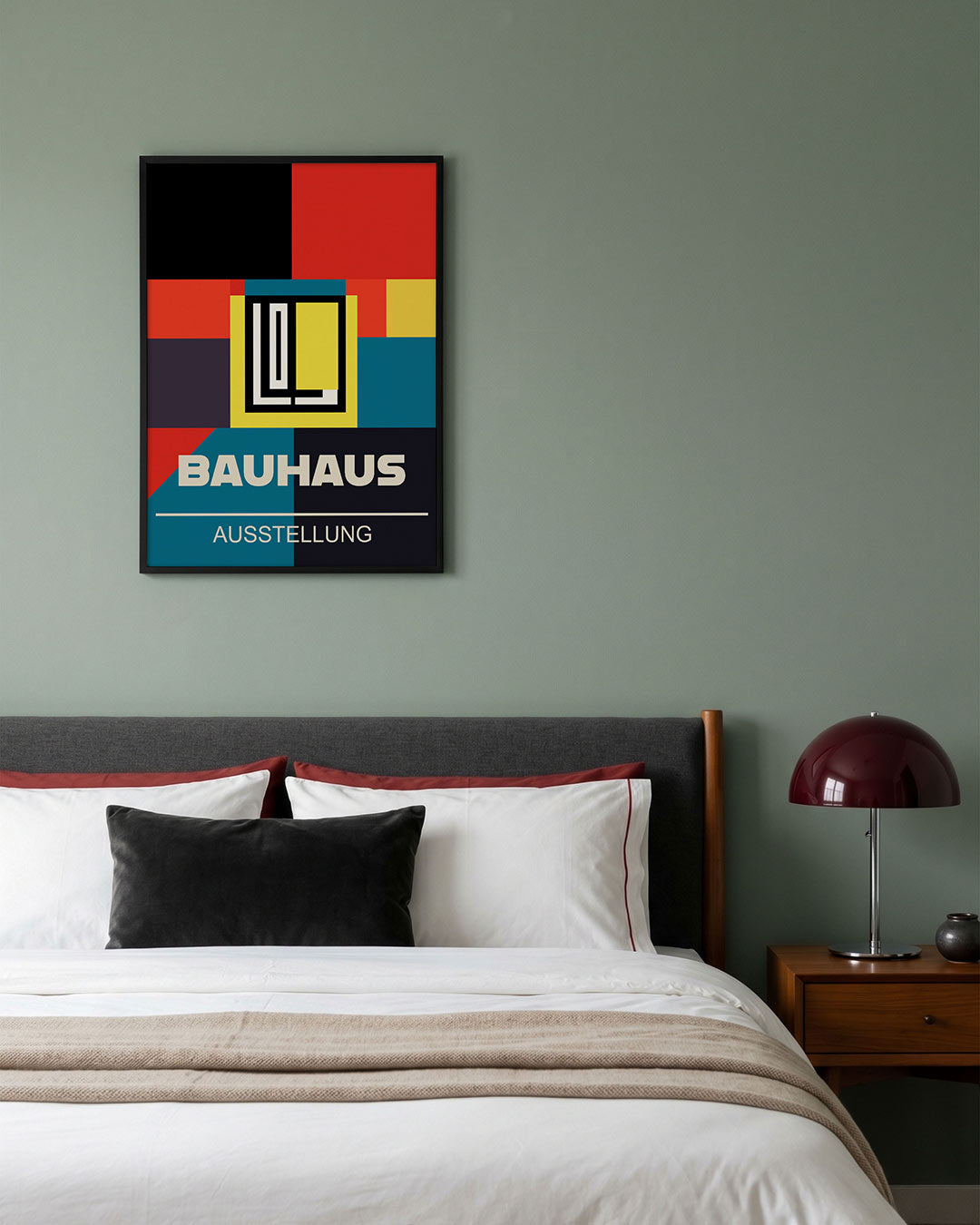 Kleurvlakken en lijnen Poster