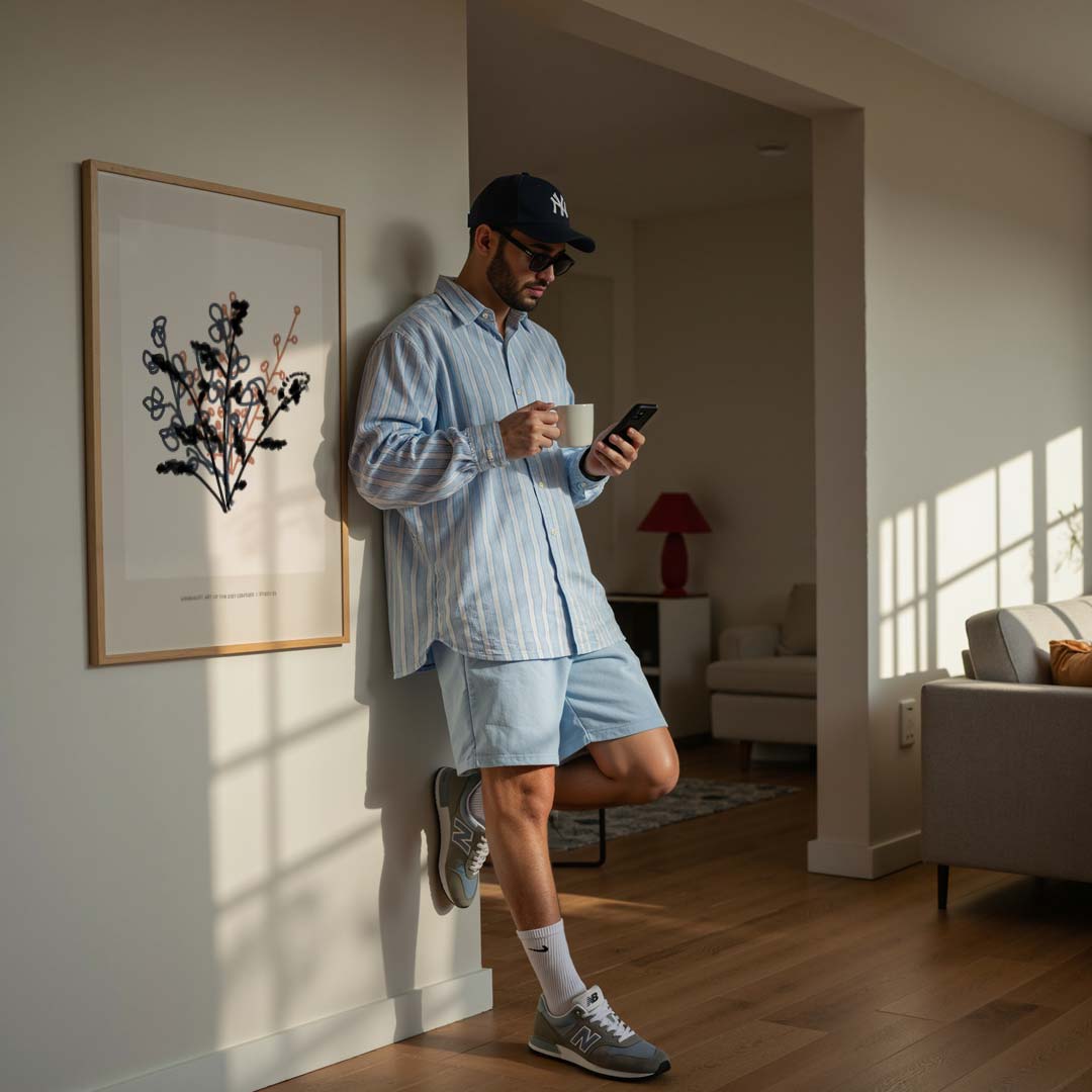 Moderne Minimalistische Bloemenposter-WallArtistic