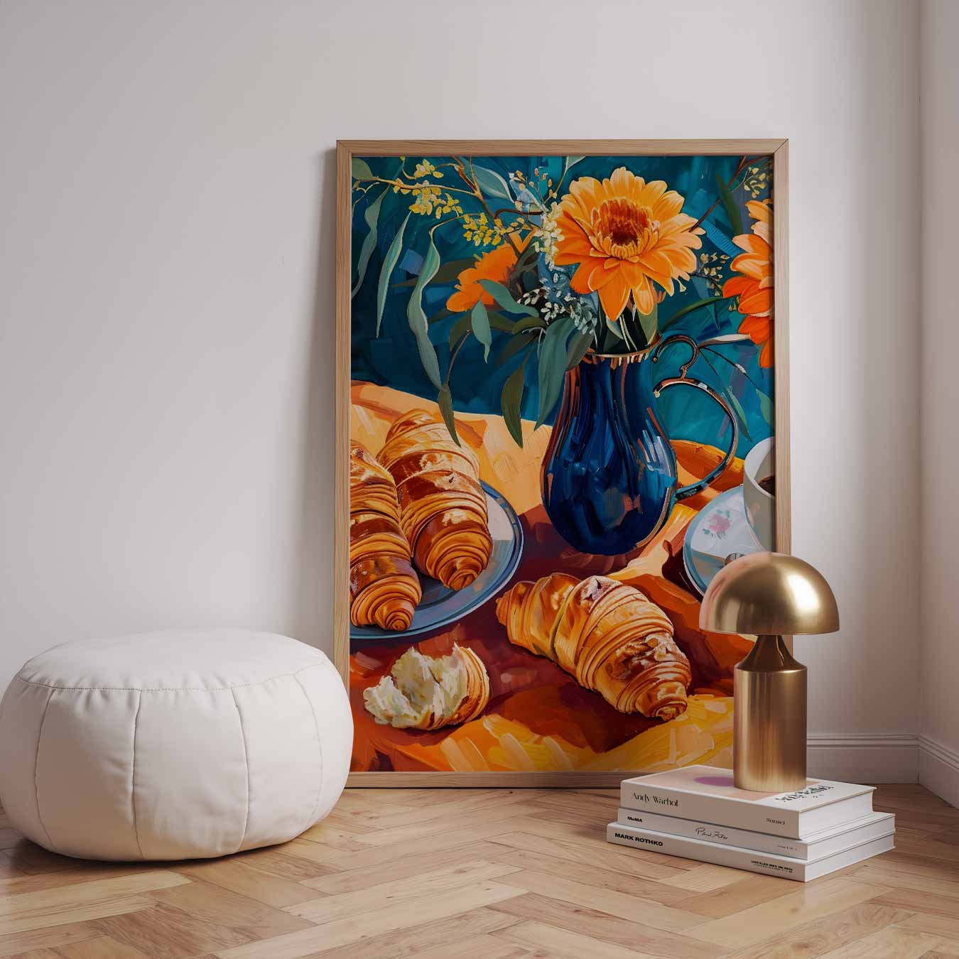Ontbijt Met Bloemen Poster-WallArtistic
