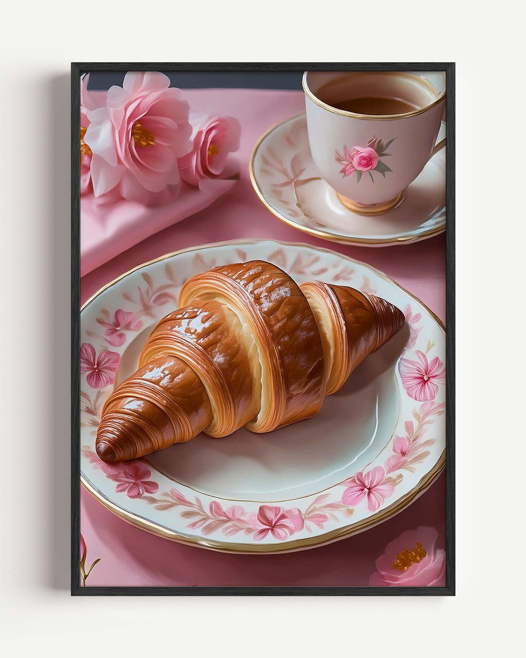 Zachte Romantiek Ontbijtposter-WallArtistic