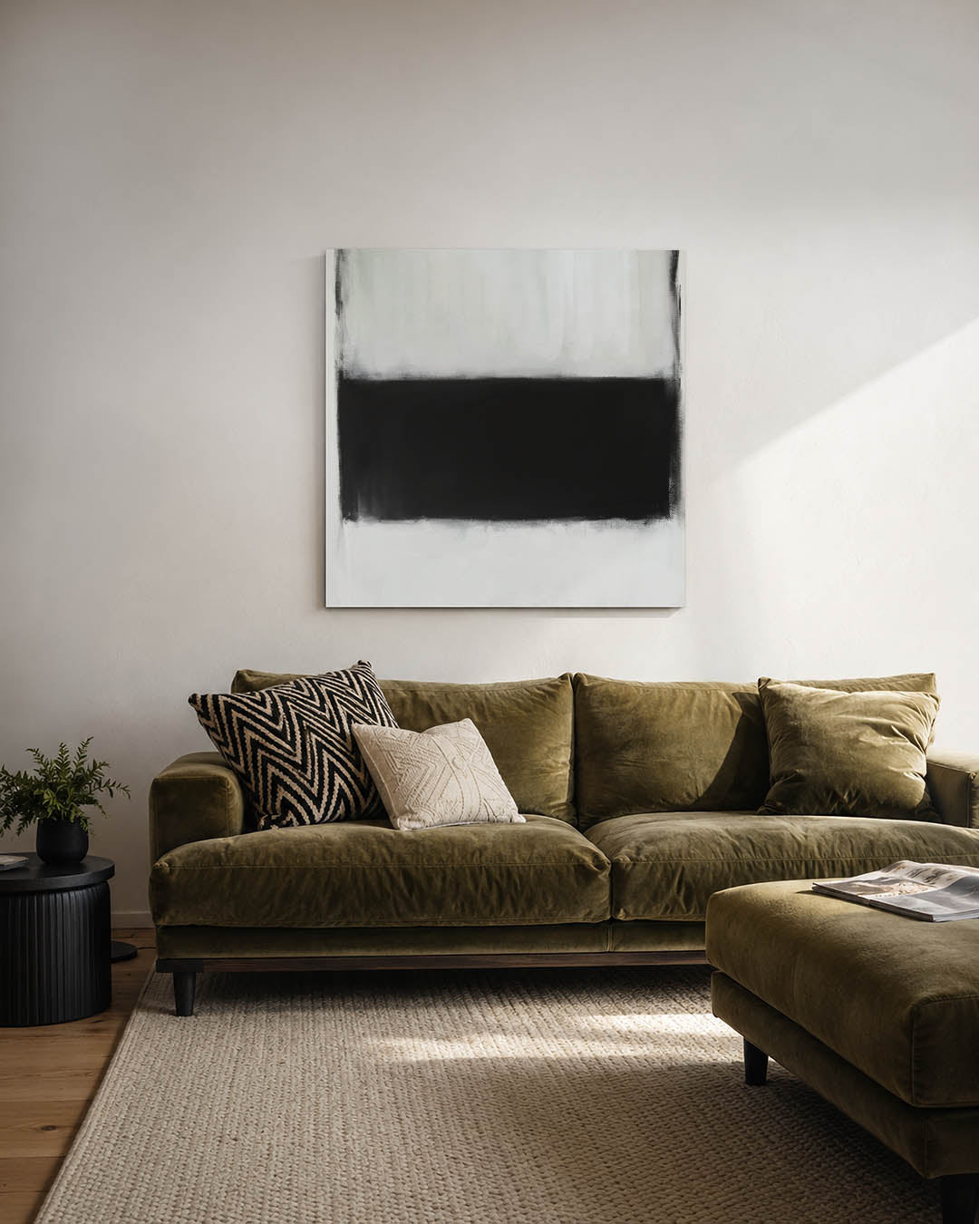 Eenvoudige kleurvlakken Kunstwerk