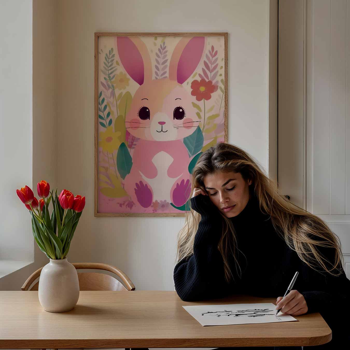 Schattige Konijnenposter